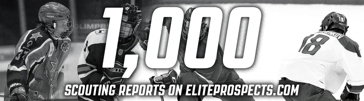 dylan griffing (@griffingdylan) on Twitter photo 🌟 MILESTONE!
Yesterday, I published my 1,000th scouting report of the year on <a href="/eliteprospects/">Elite Prospects</a> - something I'm incredibly proud of.
Hundreds of hours of watching everything from U15 to the KHL and providing the best coverage I can. It's been a great year, plenty more to come! 🌟 MILESTONE!
Yesterday, I published my 1,000th scouting report of the year on <a href="/eliteprospects/">Elite Prospects</a> - something I'm incredibly proud of.
Hundreds of hours of watching everything from U15 to the KHL and providing the best coverage I can. It's been a great year, plenty more to come!