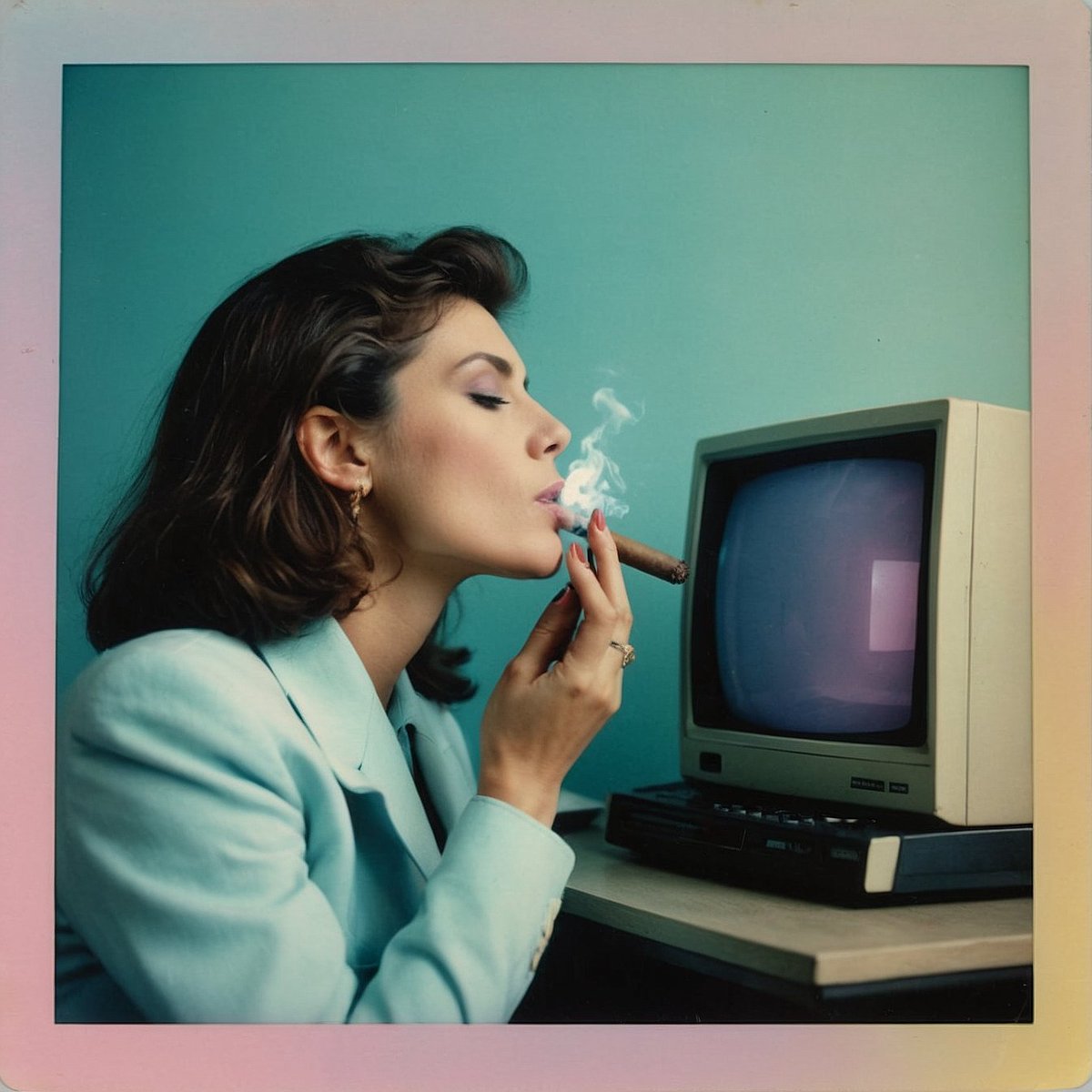 KushCabinNFT's tweet image. sunday smoke spot 💽🖱️