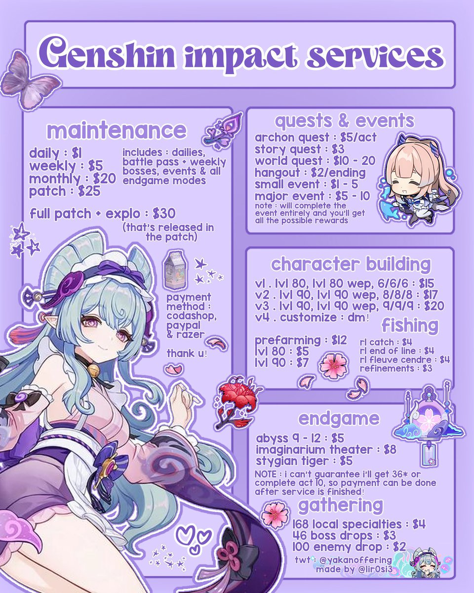 yakanoffering's tweet image. ✿﹔ bring your stress and leave feeling refreshed!
꒰ links ꒱
form: forms.gle/pgzgbBfYY2tyXT…
discord: discord.gg/utpDR6GsSS
cast your worries to the wind! 🎐
⟳ & ♡’s appreciated!
. . #hsrtwt #hsrpilot #genshintwt #genshinpilot ୨୧