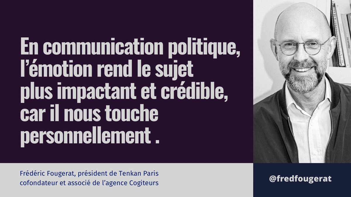 L’anxiété et la peur véhiculées par certains politiques et relayées par beaucoup de #médias, ne sont pas des indicateurs de la vérité, mais de ce qui nous touche.
Parce que l’émotion, en #communication #politique, rend l’information plus crédible, car elle nous touche.

#ComPol