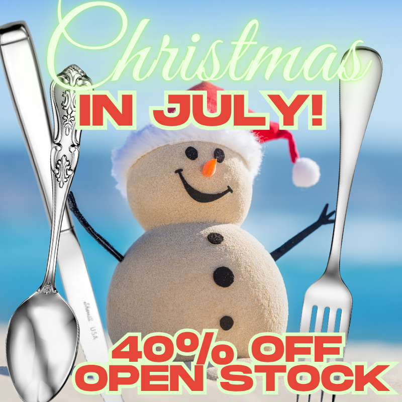 LibertyTabletop's tweet image. 🎄 Christmas in July is STILL ON! 🎄
Our BIGGEST sale of the year — take 40% OFF Open Stock Individual Flatware pieces! 🥄 Use code: openstock2025 at checkout.
⛄️ Sale melts away 7/31 — don’t wait! 🛍️ Shop Now ▶️ libertytabletop.com/product-catego… #MadeInUSA #LibertyTabletop #FlatwareSale