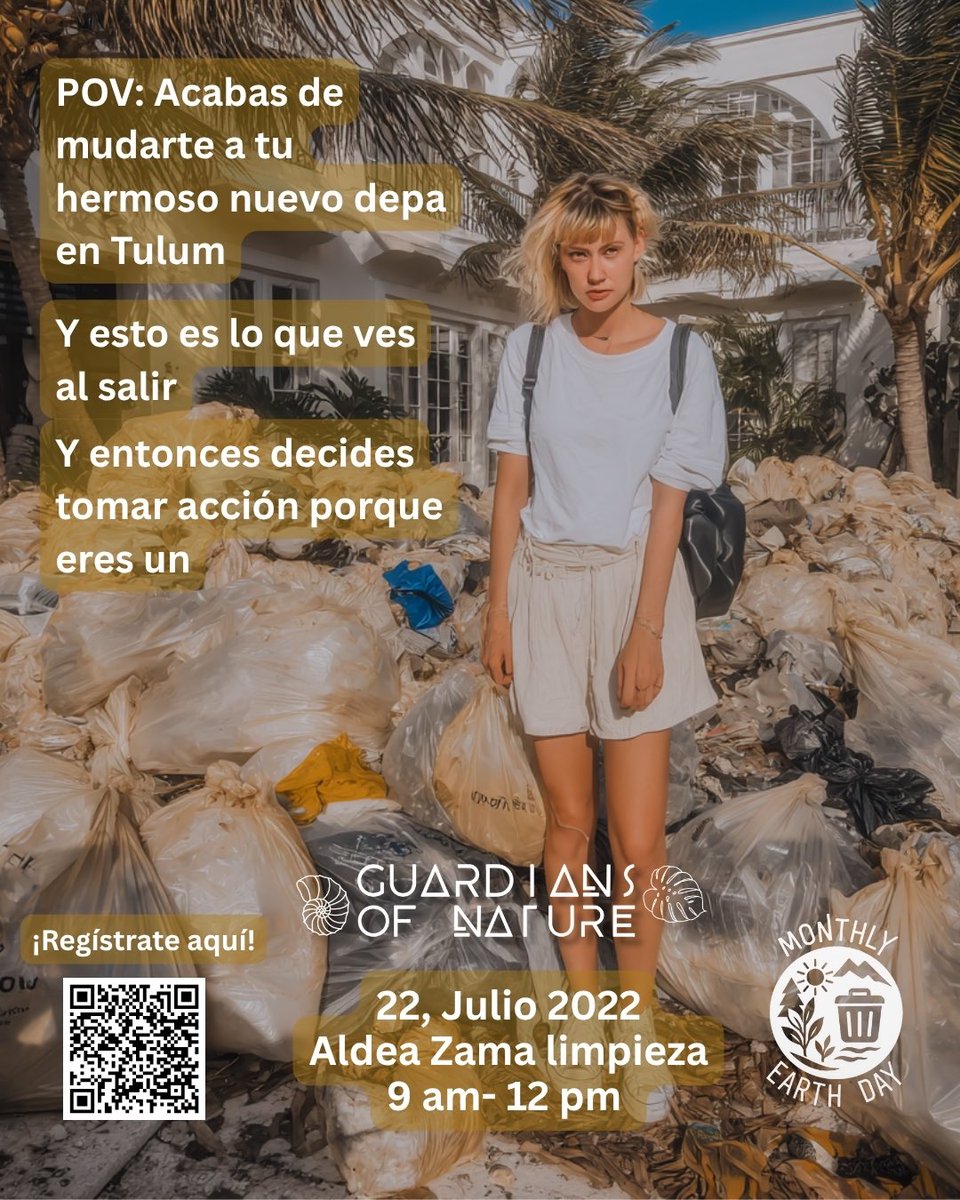 ReFiTulum's tweet image. 🌍 It’s Monthly Earth Day! 🌿
Time to clean, connect, and care for the planet—one block, one beach, one bag of trash at a time. Join us in Tulum or start your own cleanup wherever you are.
#MonthlyEarthDay #CleanYourBlock @MonthlyEarthDay @refitulum 💚 app.unlock-protocol.com/event/neighbor…