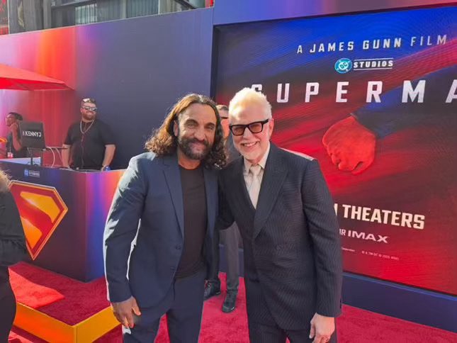 thegeekofsteel's tweet image. On the latest #LukeUp episode, I had the chance to interview the actor who plays the Jarhanpurian Village Leader in @JamesGunn’s #Superman movie — @FahimFazli.
Fahim is fascinating and has some inspiring stories.
Watch/listen here:
linktr.ee/Thepodcastofst…