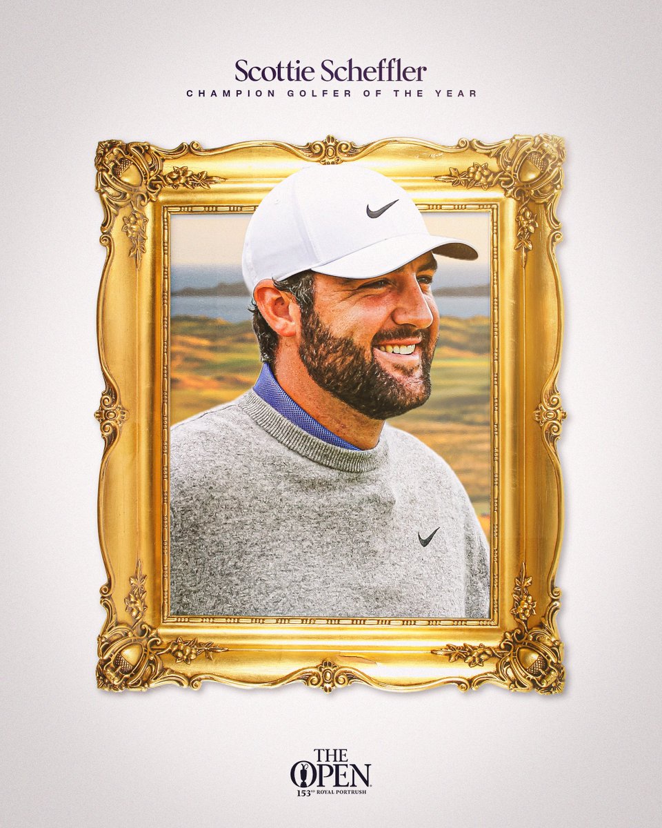 SchefflerLegion's tweet image. Scottie Scheffler is your Champion Golfer of the Year
Many believed he had not yet ascertained the experience to overcome the challenge of links golf yet he showed up to Royal Portrush and may have had his most dominating major win yet
Truly some special stuff from our guy.β¦