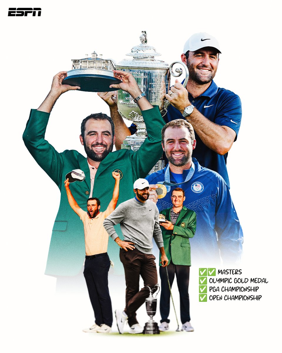 Scottie Scheffler takes home the Claret Jug at The Open 🏆

He now only needs the US Open to complete the Grand Slam‼️