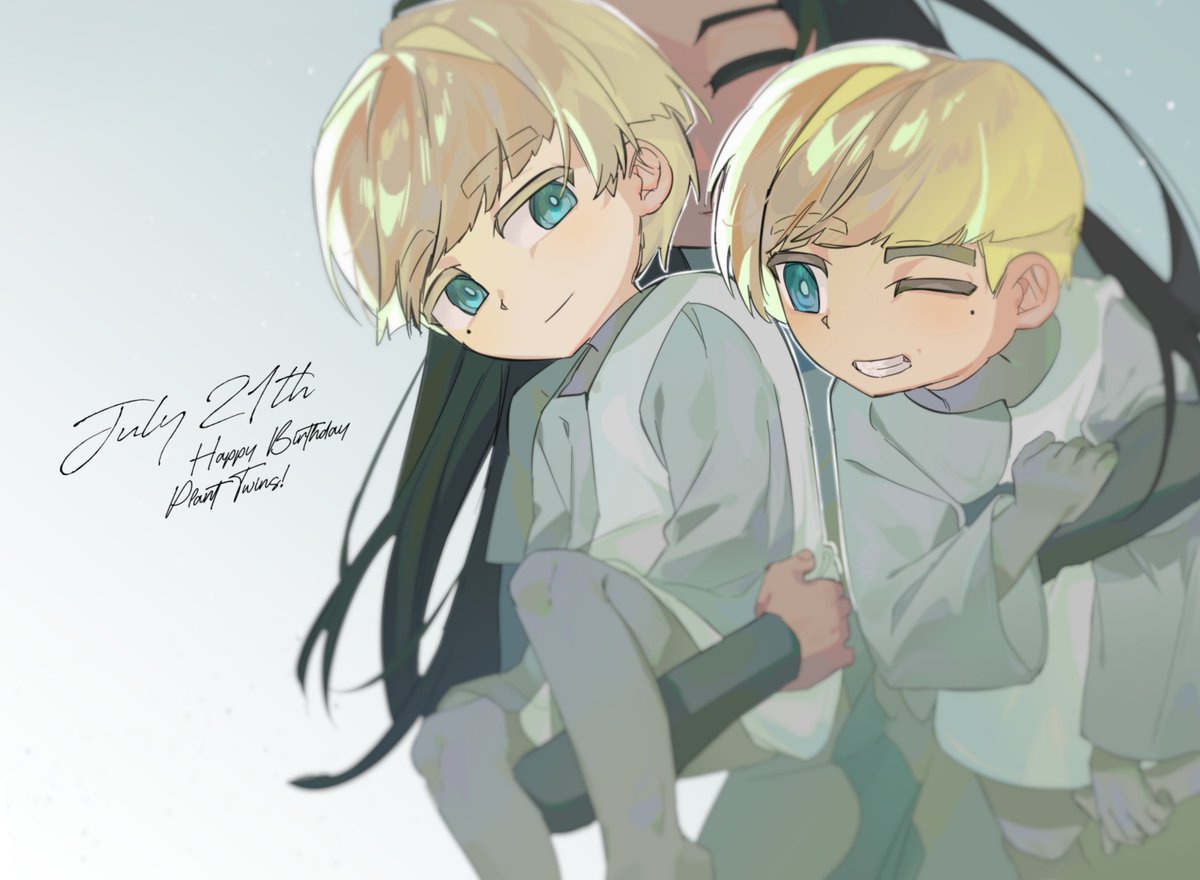 2cha_chx's tweet image. #ヴァッシュとナイヴズ生誕祭2025 
#HappyBirthday_PlantTwins
