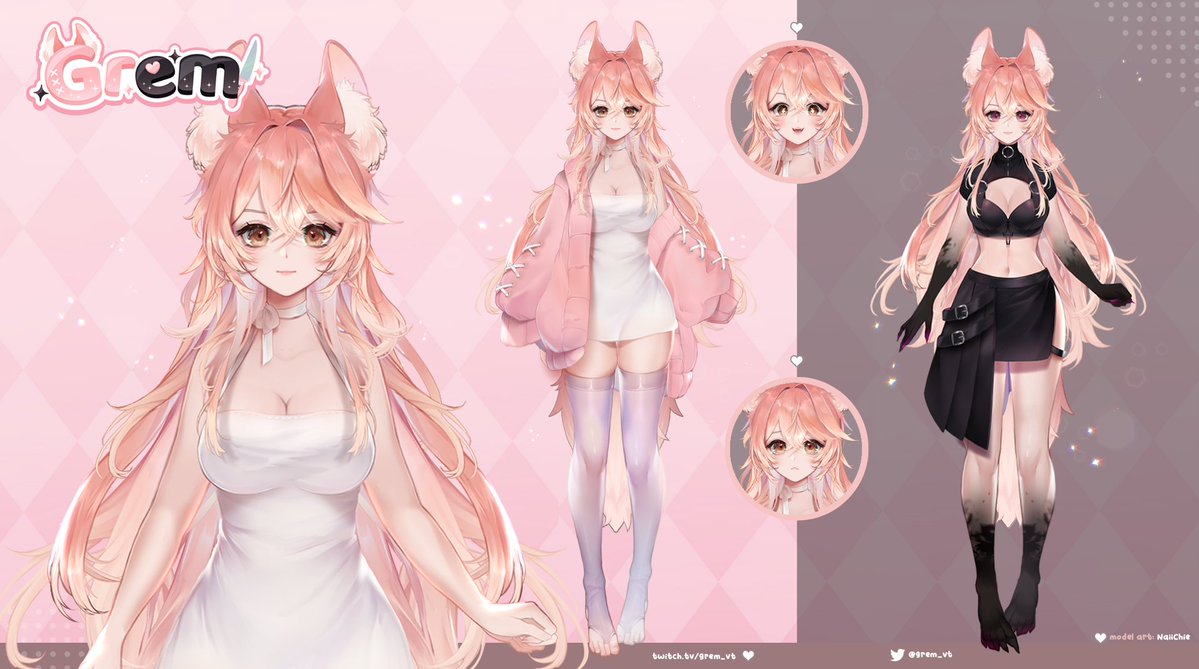 gremarts_'s tweet image. SELLING VTUBER MODEL
7k USD, Stripe/Revolut only
life happened and I need money for medication, so I'm looking for a new home for her.
♡︎/⟳ much appreciated!!
- Fully rigged Vtuber model w/ 2 Outfits
- 50 static emotes
- 16 animated emotes
- Logo + Gaming Overlay
+ more!
