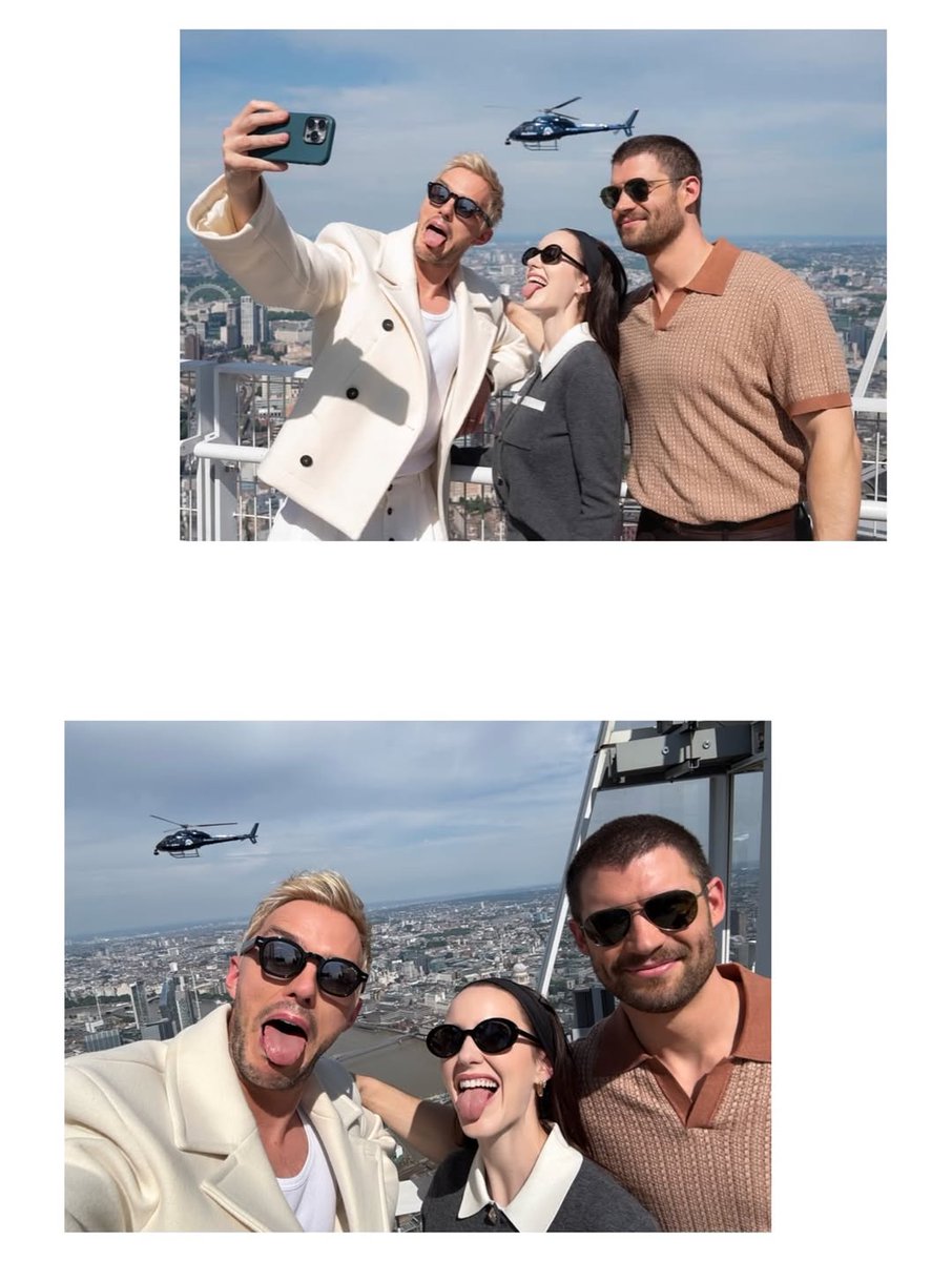 CorenswetNews's tweet image. David Corenswet, Rachel Brosnahan and Nicholas Hoult from Superman press in London (📷 rachelbrosnahan on instagram)