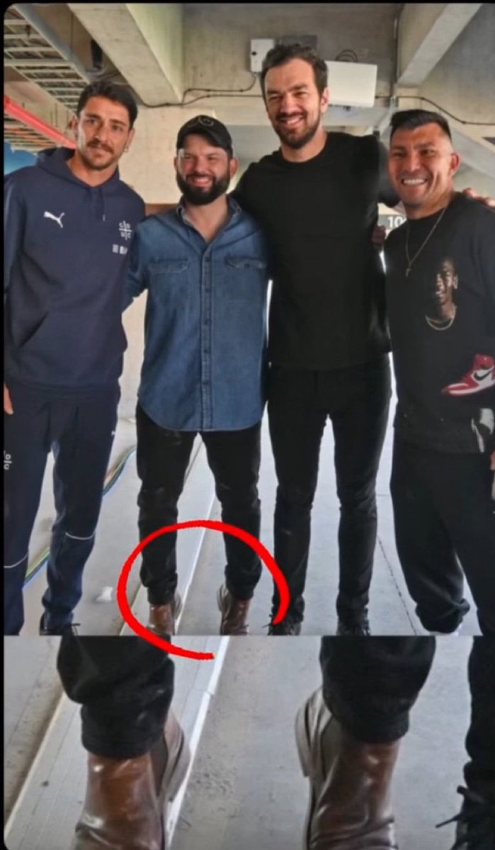 Presidente <a href="/GabrielBoric/">Gabriel Boric Font</a> , no se preocupe de los trolls. Yo hacía lo mismo en las fotos de los partidos. Práctica común. PD: buena chilena. Aparte <a href="/TomasVodanovic/">Tomás Vodanovic</a> parece central Alemán!! 😅👍