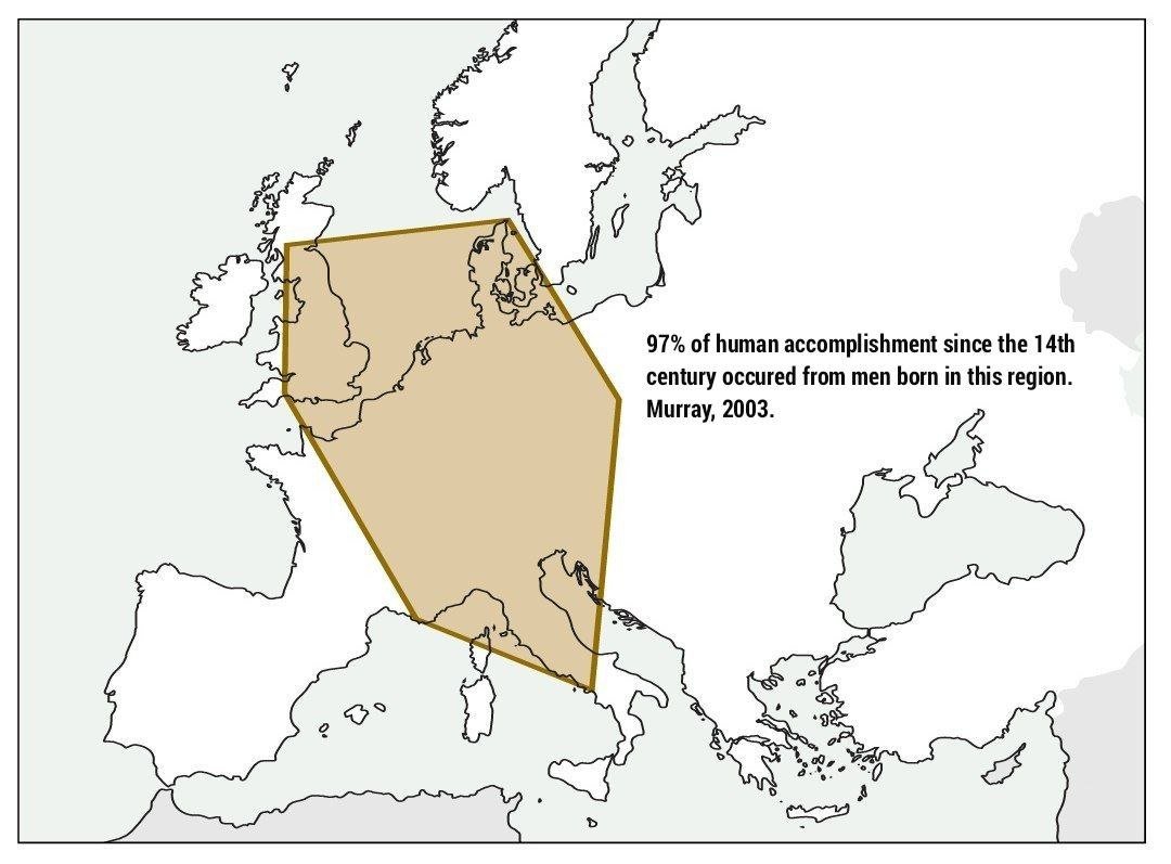 <a href="/Louisnest303/">Louis</a> <a href="/hbdchick/">hbd chick</a> this map is in my opinion the essence of "core" Europe - majority of all inventors, nobel laureates etc through history are of ethnic origin from this triangle