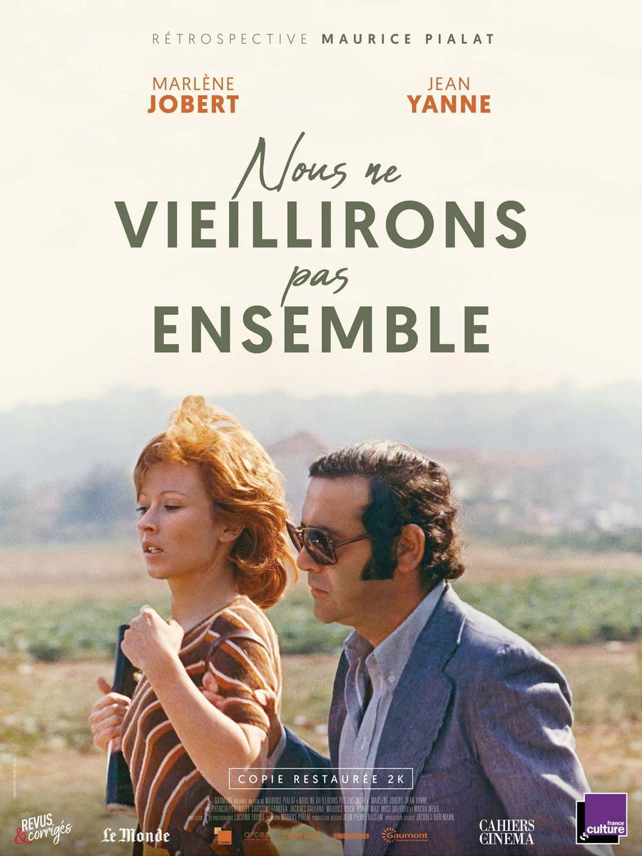 philippe_rouyer's tweet image. Au #SondageJeanYanne de @merlinpapin3 mon 2ème vote à Nous ne vieillirons pas ensemble qui lui a valu un Prix d’interprétation à #Cannes1972. L’entente avec Maurice Pialat a été exécrable. Ça ne l’a pas empêché de jouer un troublant alter ego physique et psychologique du cinéaste