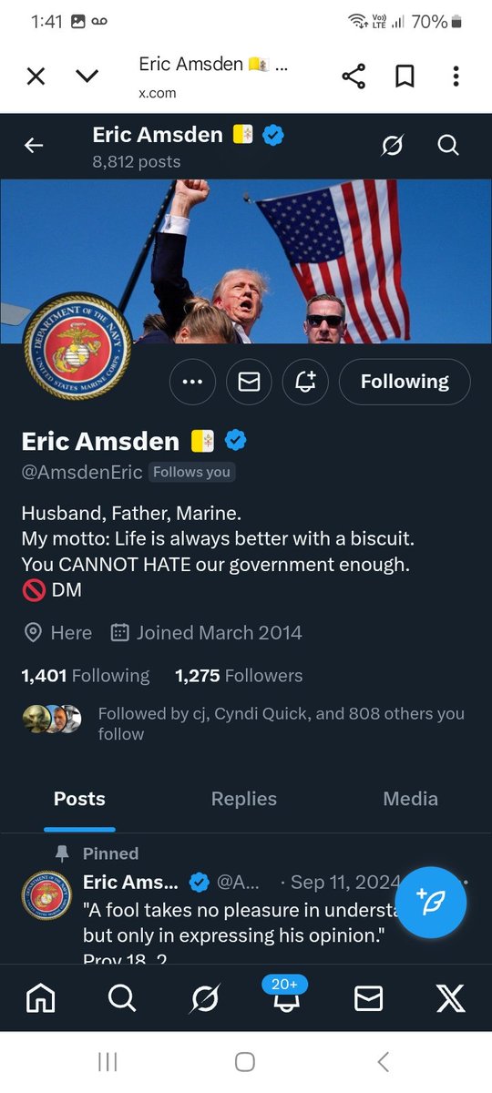 Can we support this veteran please give <a href="/AmsdenEric/">Eric Amsden 🇻🇦</a> a follow, repost 💪🫶👊💥💯🇺🇸🫡