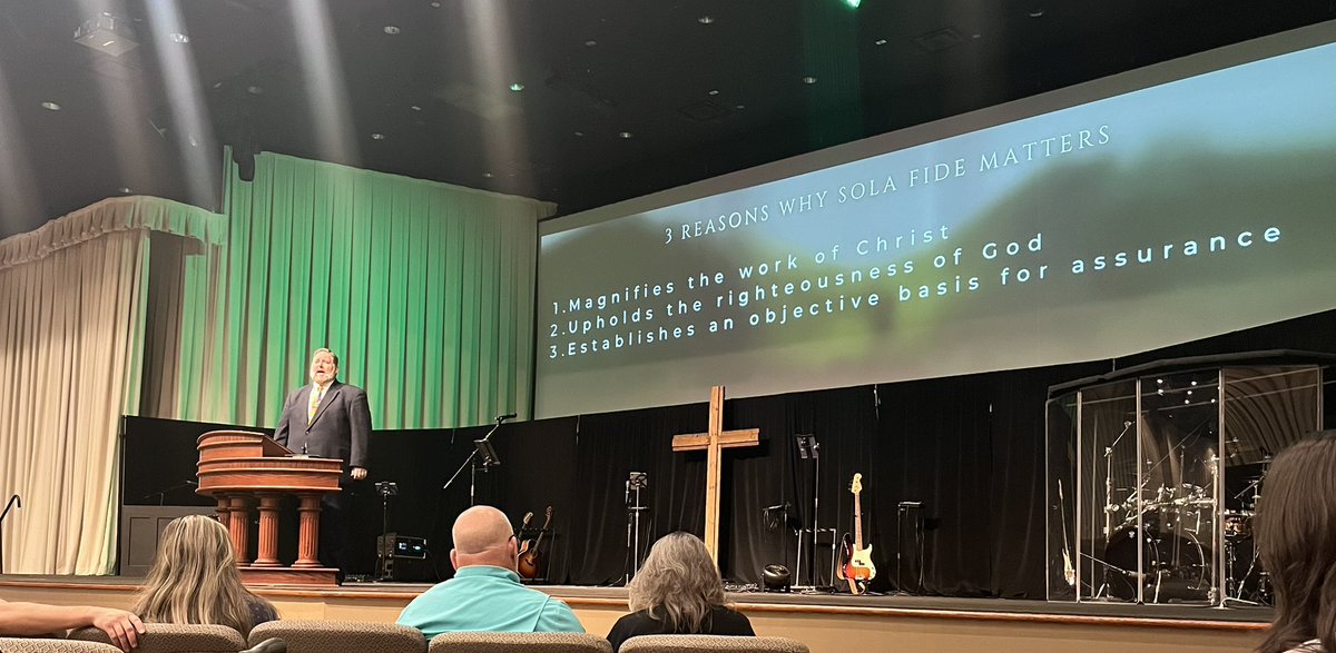 YourCalvinist's tweet image. Thankful for the opportunity to preach at Riverbend Community Church this morning on the doctrine of Sola Fide.