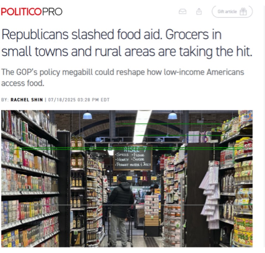 SenateAgDems's tweet image. Cuts to nutrition programs threaten small grocers in small towns.