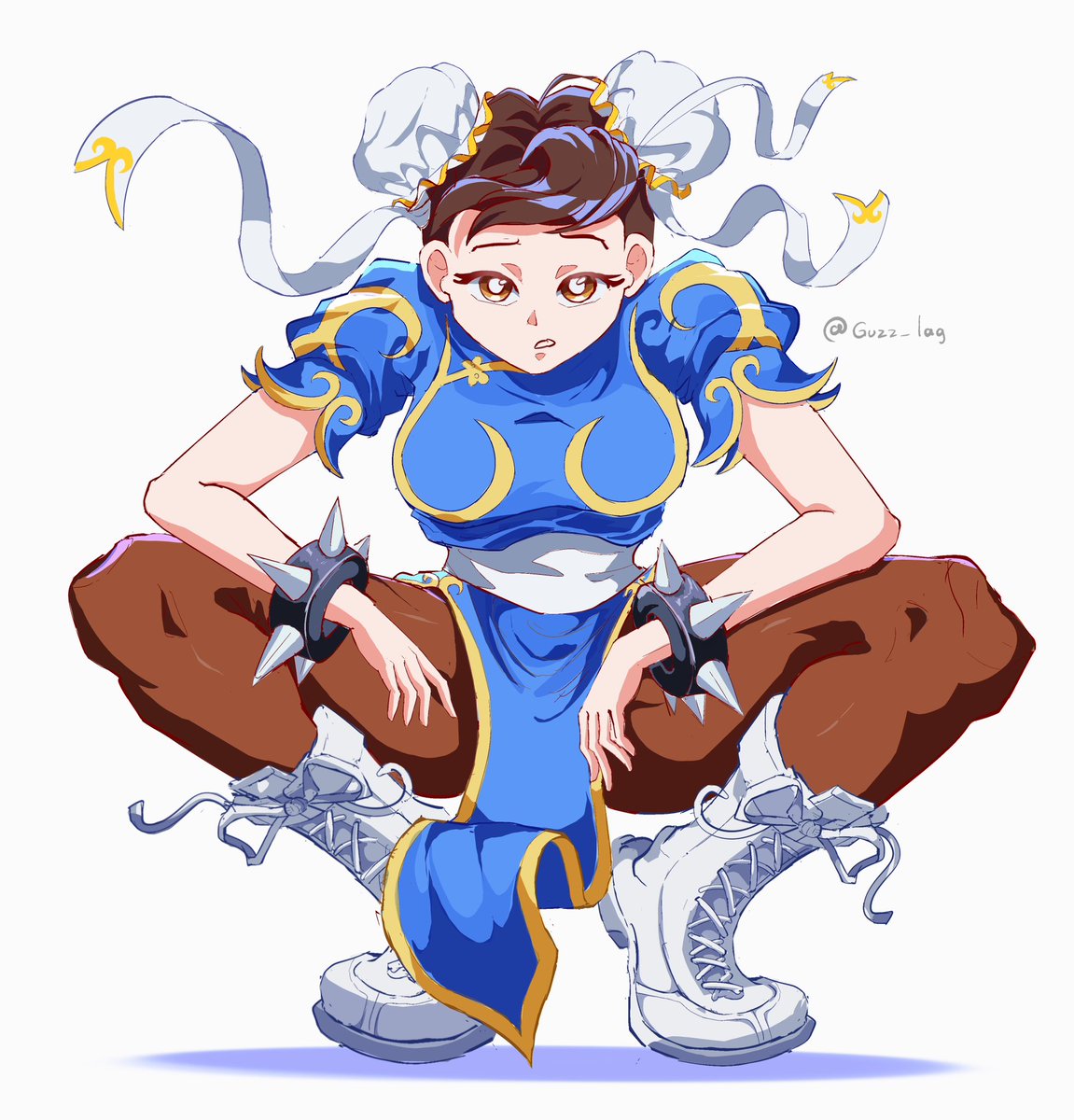 Guzz_lag's tweet image. Debería hacer más dibujos así? #ChunLi #fanart