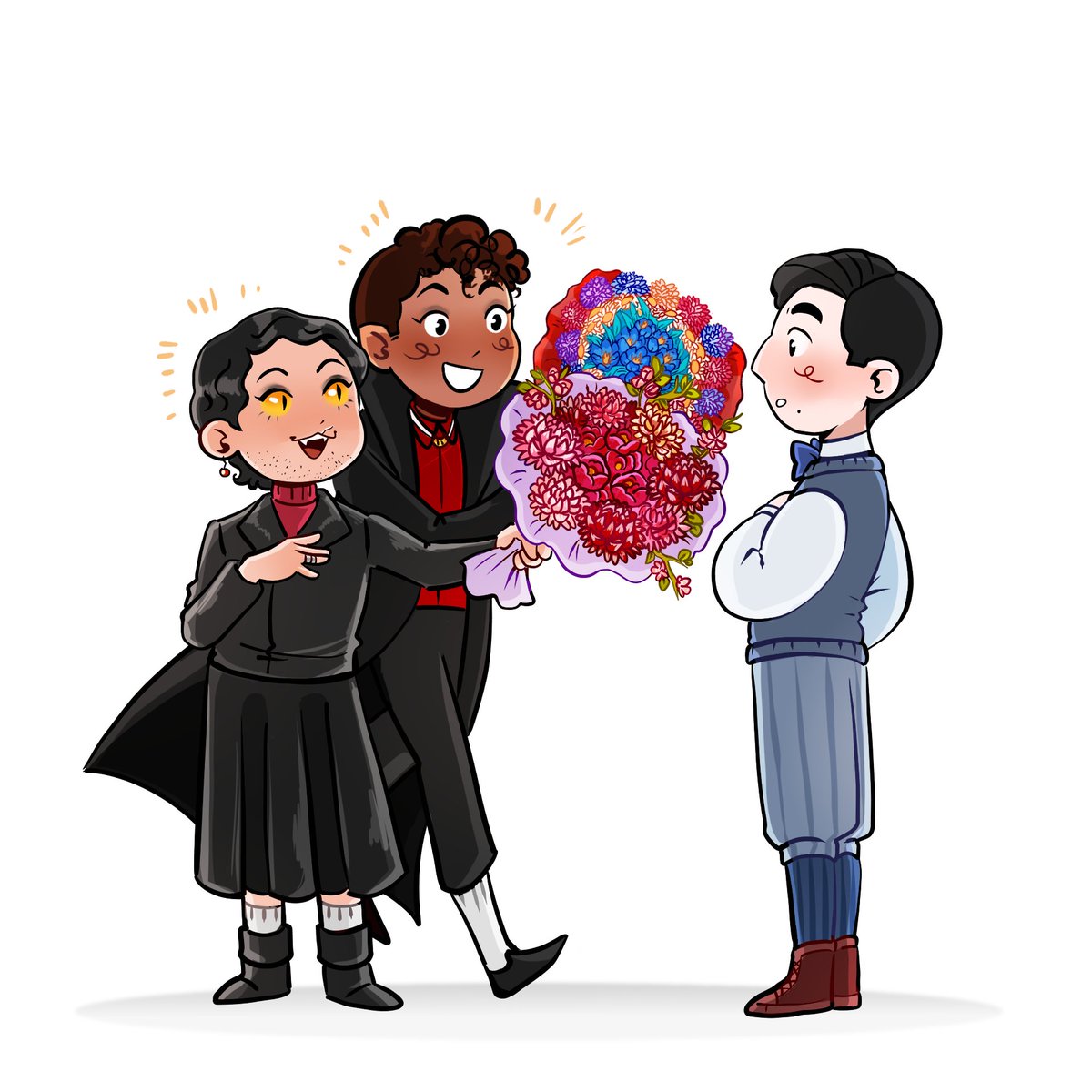 unicorngunter's tweet image. Commission for @/fidgetmetimbers (tumblr)
#deadboydetectives