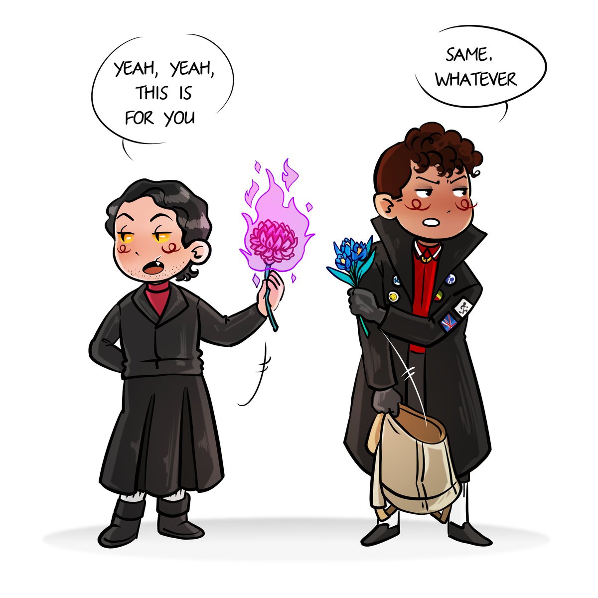 unicorngunter's tweet image. Commission for @/fidgetmetimbers (tumblr)
#deadboydetectives