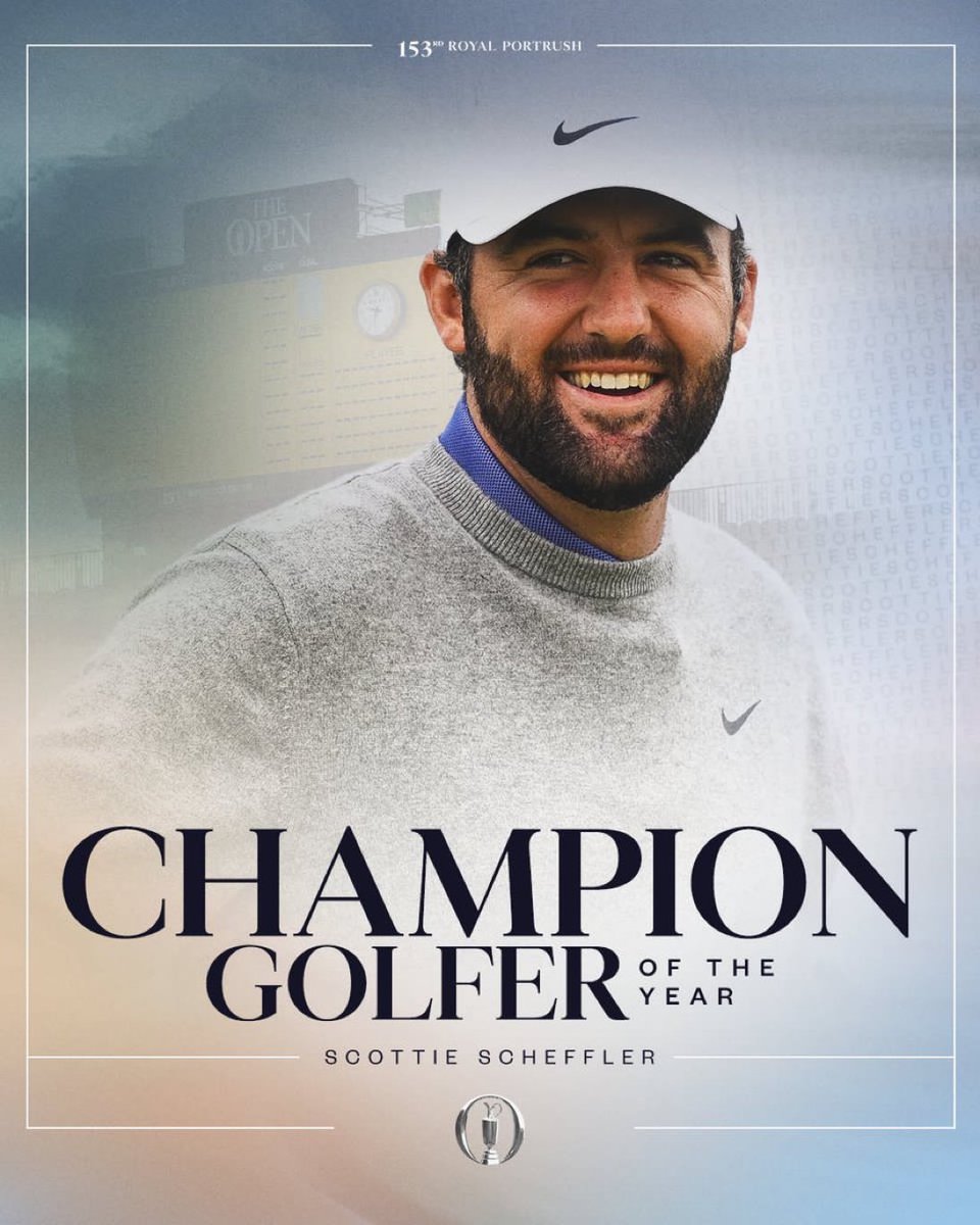 PeterFinchGolf's tweet image. Inevitable, supreme, dominant. Let’s be honest he was in complete control and a deserved Champion Golfer of the Year. It’s up to everyone else to raise their game, but he’s looking ominous 👏