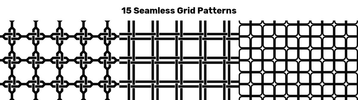 DavidZydd's tweet image. 15 Seamless Grid Patterns creativefabrica.com/product/15-sea… Package contains: 15 AI, 15 EPS, 15 SVG, 15 JPG 5000×5000 files #PatternDesign #RepeatingPatterns #CheapGraphics