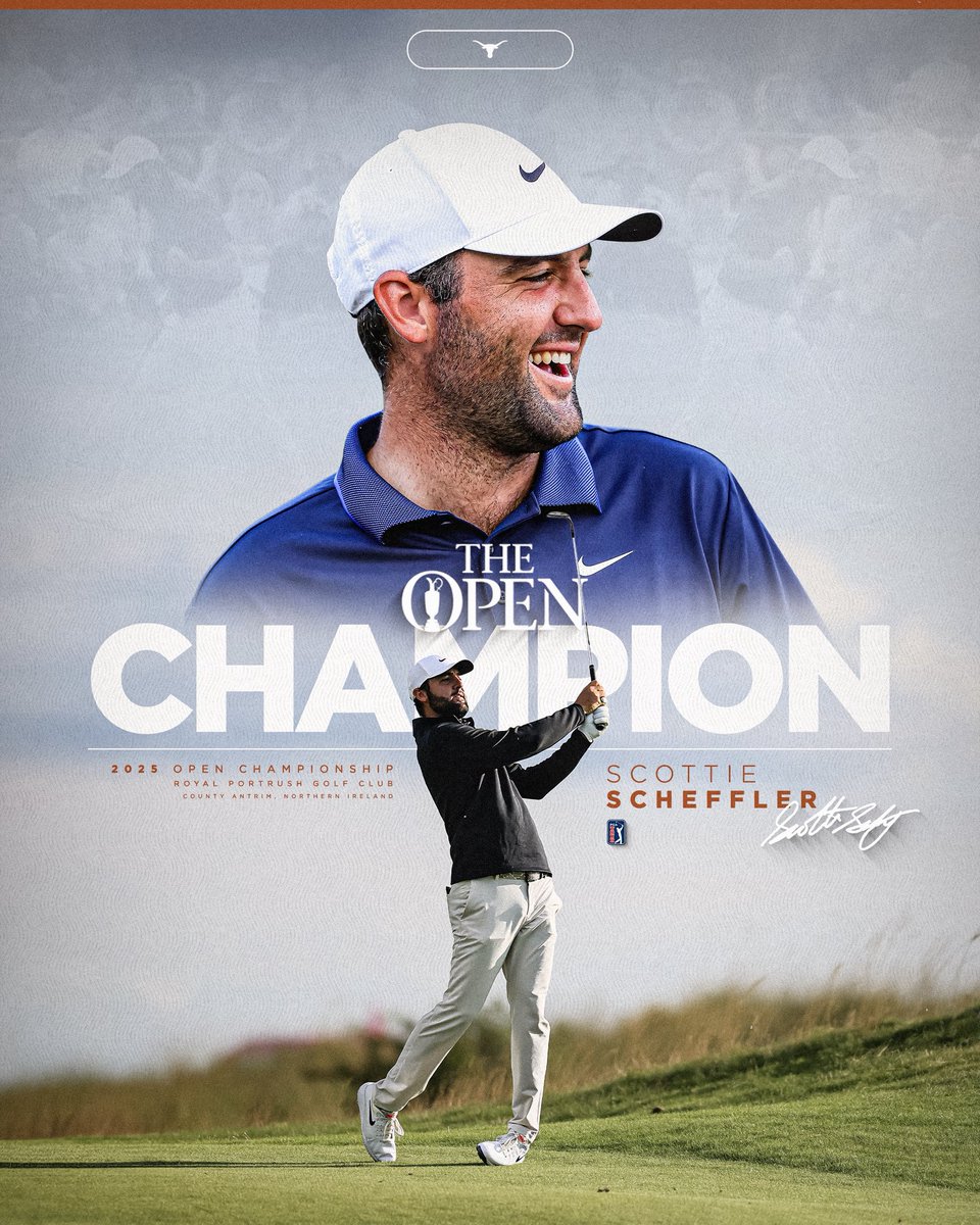 TexasMGolf's tweet image. 2️⃣nd major victory of the year
4️⃣th career major victory
3️⃣rd former Longhorn to win The Open Championship, joining Justin Leonard (1997) and @JordanSpieth (2017) 🤘
#TakeDeadAim | @theopen