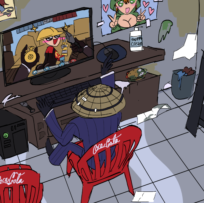 twwizzlerr's tweet image. idk if i ever shared this last year i got really mad at some spy so i made this