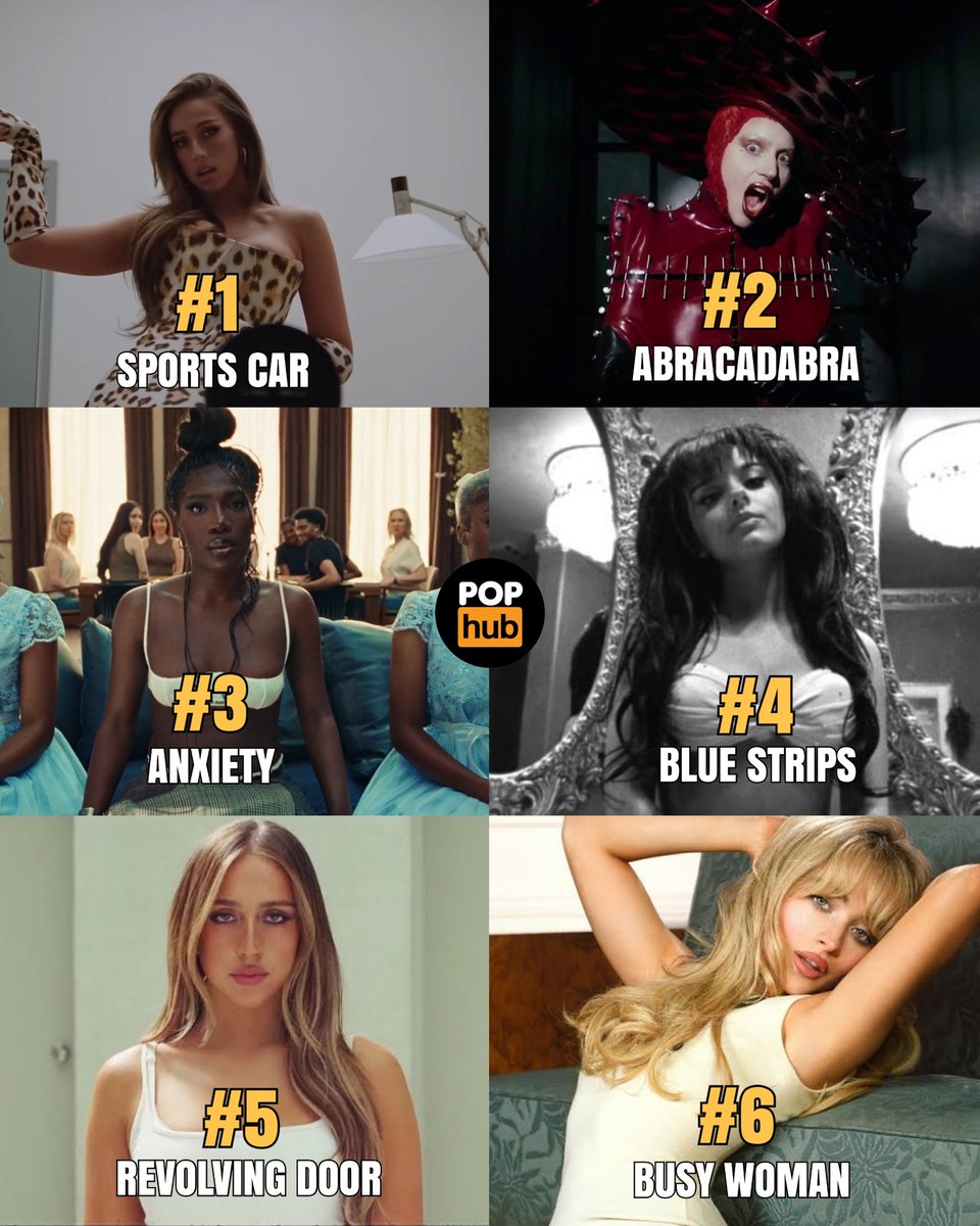 PopHubOfficial's tweet image. 🇺🇸| Best selling female solo songs (units) released in 2025 in the US (so far).