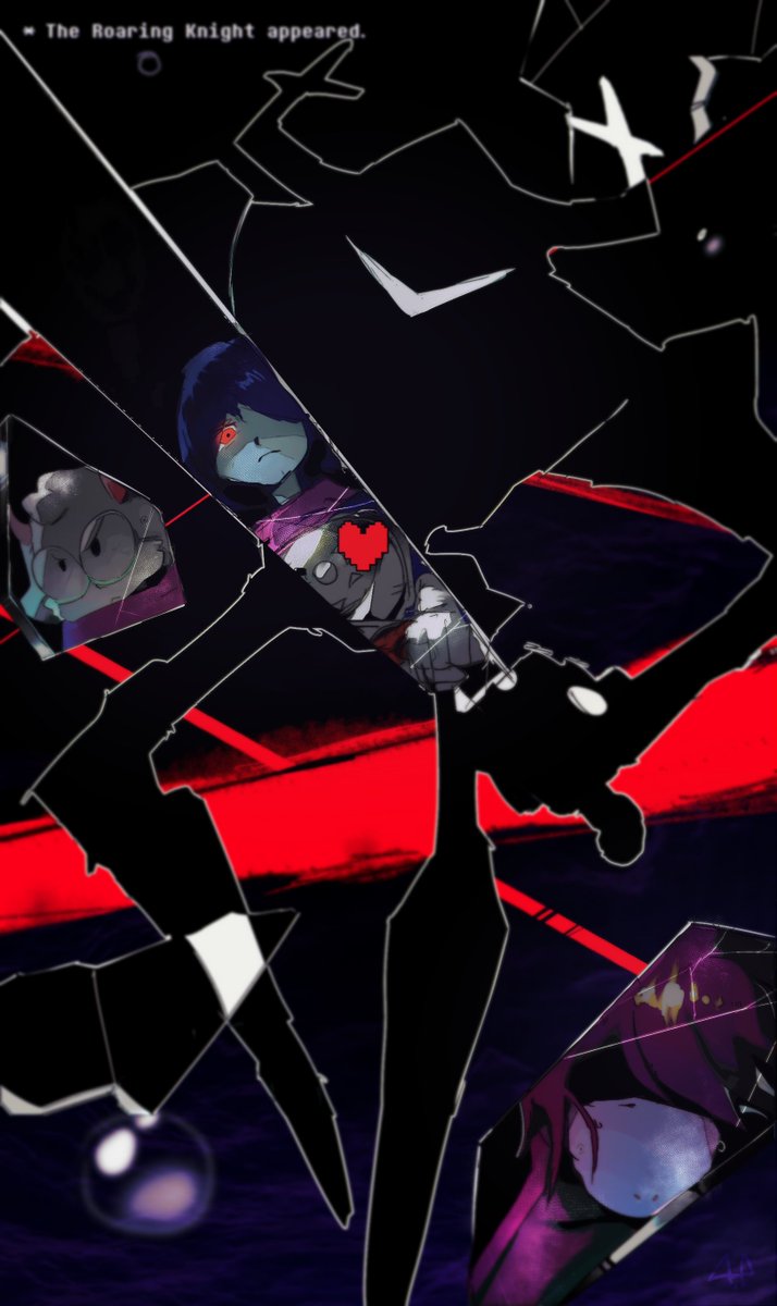 DeltalyxArts's tweet image. a battle you cant win 

BLACK KNIFE #DELTARUNE