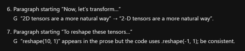 maximelabonne's tweet image. I really like Kimi K2's writing style, but it completely hallucinates errors in my article review haha
.reshape(-1, 1) isn't mentioned a single time 👀