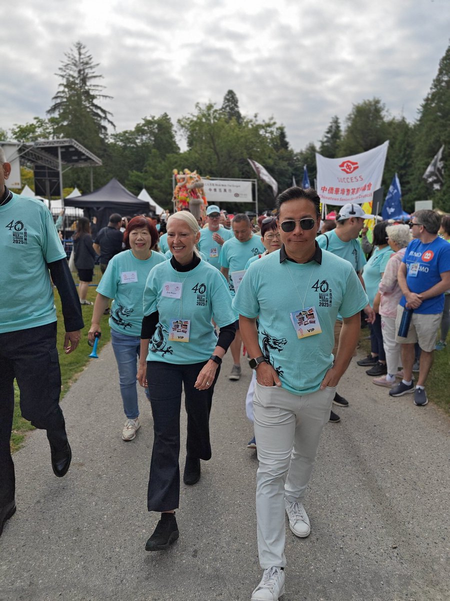 KenSimCity's tweet image. Wonderful to be able to join for the 2025 Walk with the Dragon!
Thank you to the organizers and to SUCCESS for all they do to help seniors, youth, and new immigrants across the region.
Your work helps make Vancouver a more welcoming and equitable place to call home.