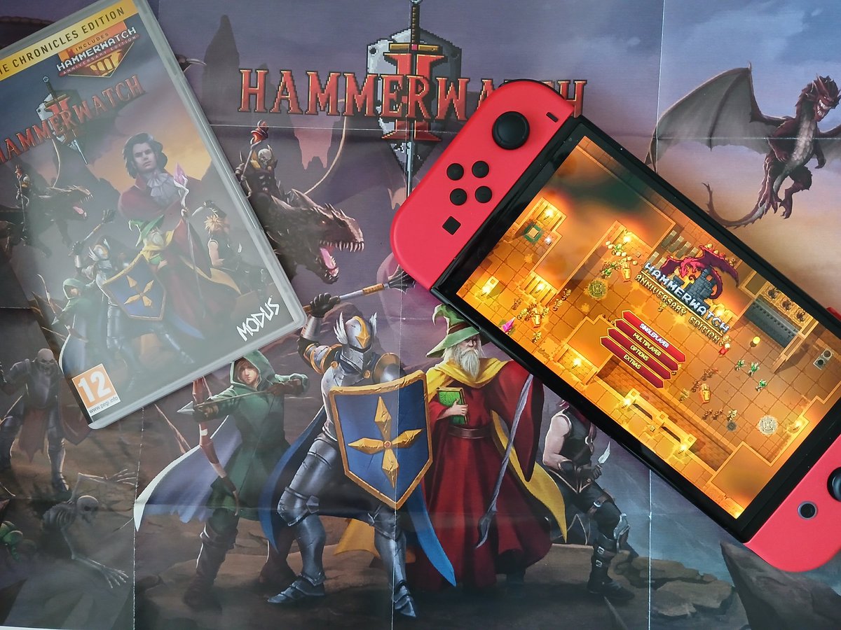 sir_top_and_hat's tweet image. What's your big #game of the summer?
Mine is #Hammerwatch 1+2
I'm playing Hammerwatch anniversary edition first dungeon-crawling action, treasure chests, switches & hidden areas!
Then Hammerwatch 2: Open-world pixelated, hack-&-slash #RPG: complete quests, gather loot & skills