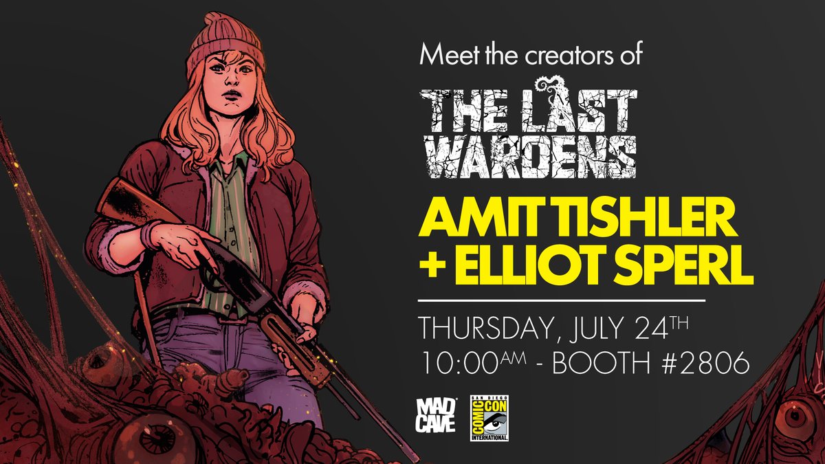 Amit Tishler (@wrathoftish) on Twitter photo This Thursday! @Afrowniebiscuit and I are gonna be at the @Madcavestudios booth in <a href="/Comic_Con/">Comic-Con International</a> signing #edenfrost and #thelastwardens books, & giving away free SWAG📚
🗺️ Where? - Booth 2806
⏲️ When? - Thursday, 07.24 | 10-11PM
Cya there✍️
#ComicCon2025 #SDCC2025 #IndieComics This Thursday! @Afrowniebiscuit and I are gonna be at the @Madcavestudios booth in <a href="/Comic_Con/">Comic-Con International</a> signing #edenfrost and #thelastwardens books, & giving away free SWAG📚
🗺️ Where? - Booth 2806
⏲️ When? - Thursday, 07.24 | 10-11PM
Cya there✍️
#ComicCon2025 #SDCC2025 #IndieComics