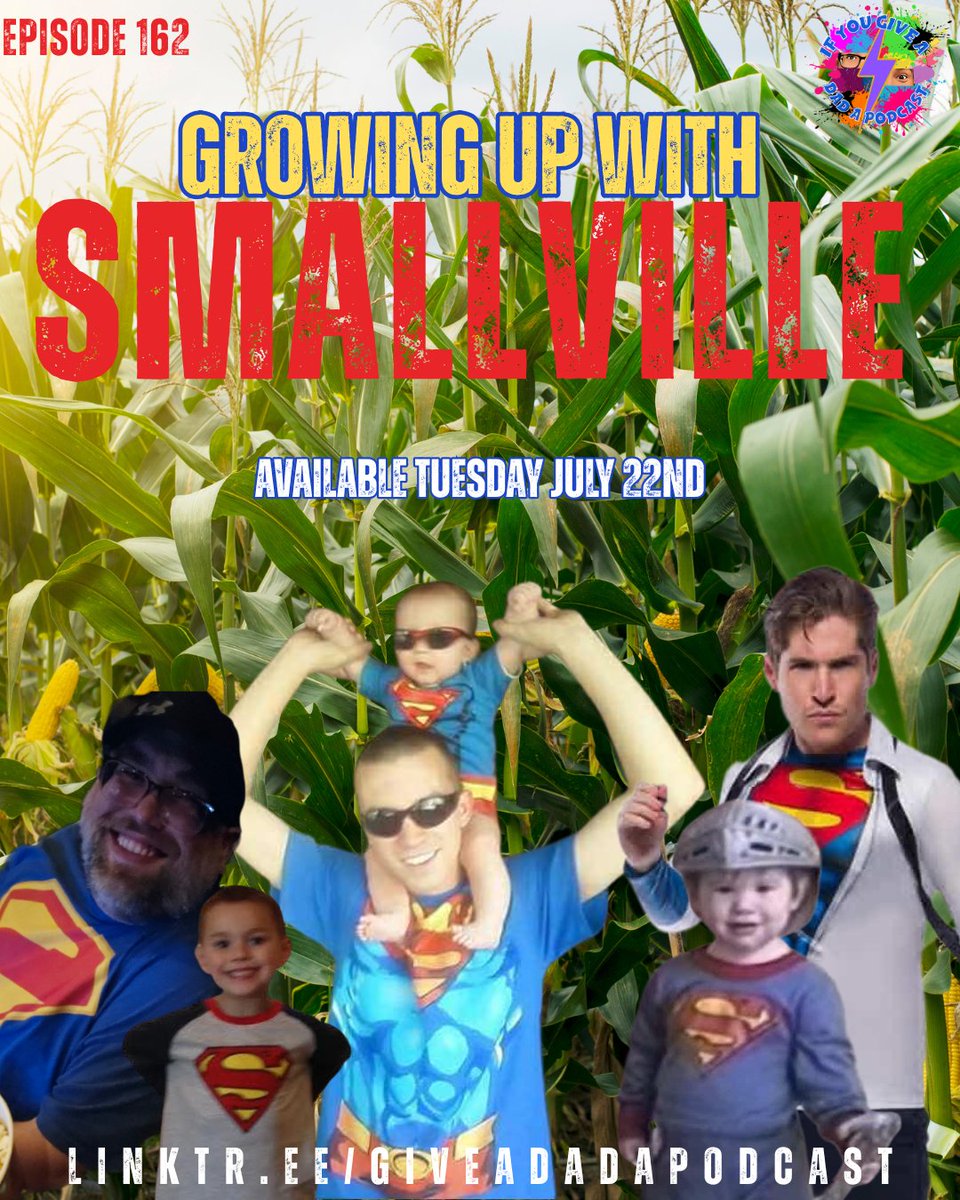 🦸‍♂️ Colin Bass is back!
In Ep. 162 of If You Give A Dad A Podcast, we dive into the first 2 seasons of Smallville and what it meant growing up with Clark Kent.

🎧 Drops Tues, July 22nd
🔗 linktr.ee/giveadadapodca…

#Smallville #IYGADAP #ColinBass #Podcast #Superman