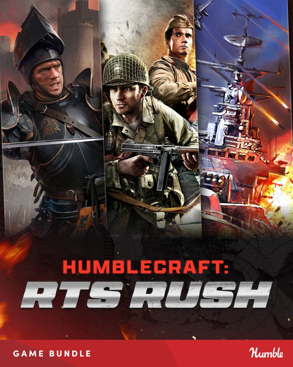 humble's tweet image. Time’s almost up on The Humblecraft: RTS Rush bundle, don’t miss out on:
- Stronghold: Definitive Edition
- Men of War: Assault Squad 2
- From the Depths
- and more! Supports Xperience Studios | bit.ly/44TVZVq