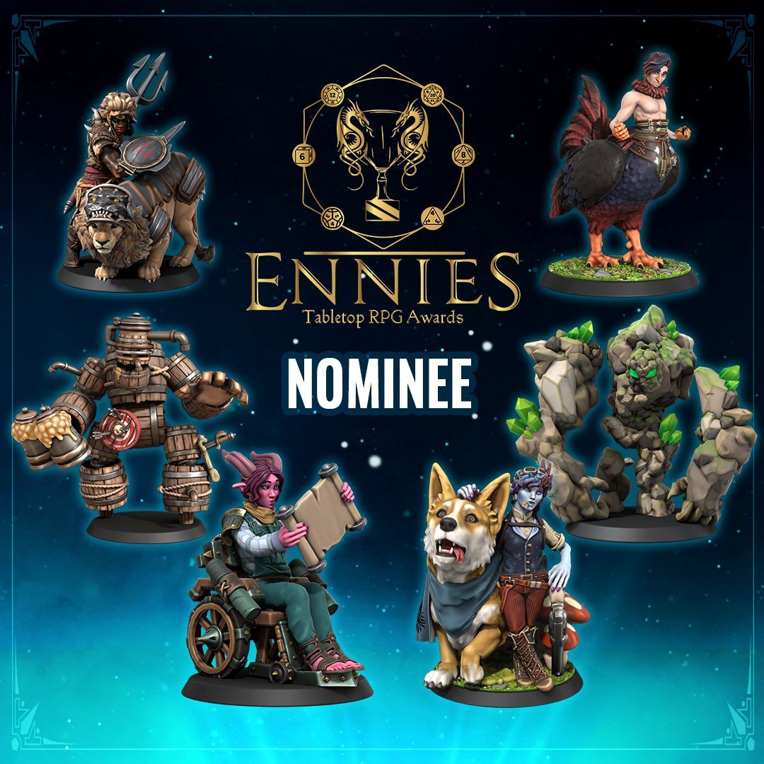 HeroForgeMinis's tweet image. Voting closes today for the 2025 ENNIE Awards! We're honored to have Hero Forge Kitbashing included as a nominee in the Best Aid/Accessory - Digital category; if you've enjoyed using it to level up your heroes, please consider voting via the link below!
vote.ennie-awards.com/vote/2025/