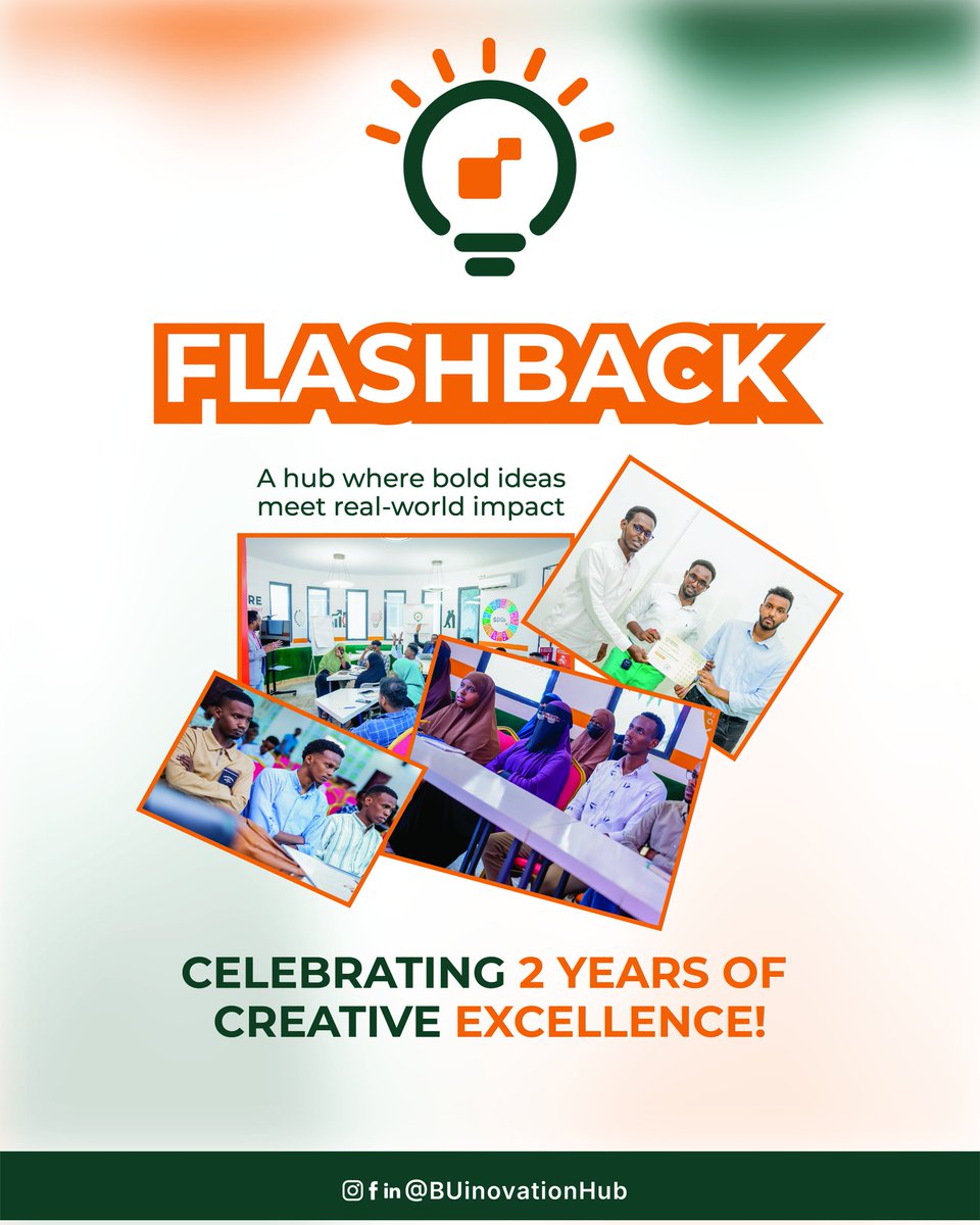 As we celebrate our 2nd anniversary,we reflect on a journey shaped by innovation, resilience, and the unwavering spirit of our community.
From humble beginnings to empowering hundreds of young innovators,entrepreneurs, and changemakers.  benadirinnovationhub.so
 #2YearAnniversary