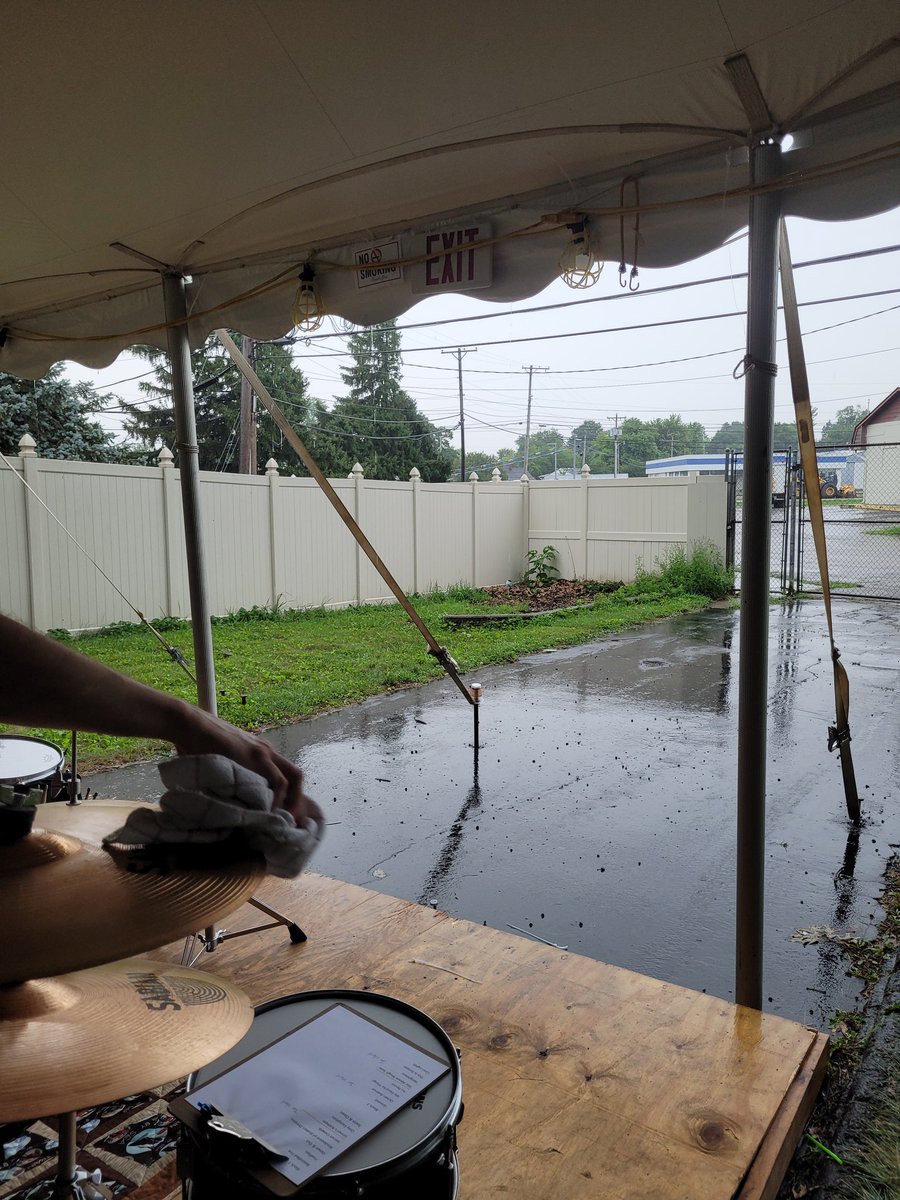 HoneyTongueMuse's tweet image. Lol, thunderstorm while we're trying to set up band stuff for the parish festival