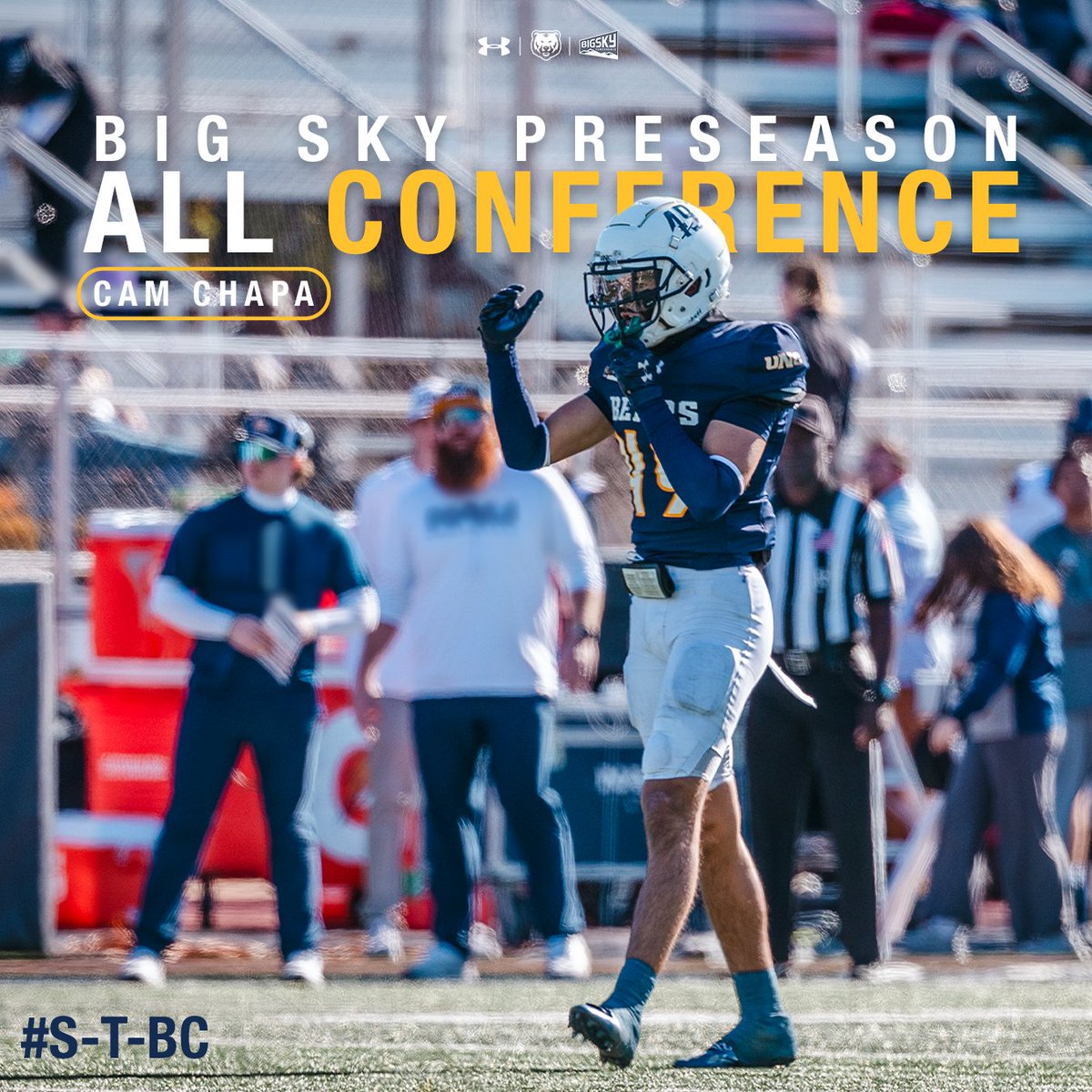 𝐁𝐢𝐠 𝐒𝐤𝐲 𝐏𝐫𝐞𝐬𝐞𝐚𝐬𝐨𝐧 𝐀𝐥𝐥-𝐂𝐨𝐧𝐟𝐞𝐫𝐞𝐧𝐜𝐞 🏈 

🔗 bit.ly/3GC5cbU

#BearCountry | #STBC | #BigSkyFB
