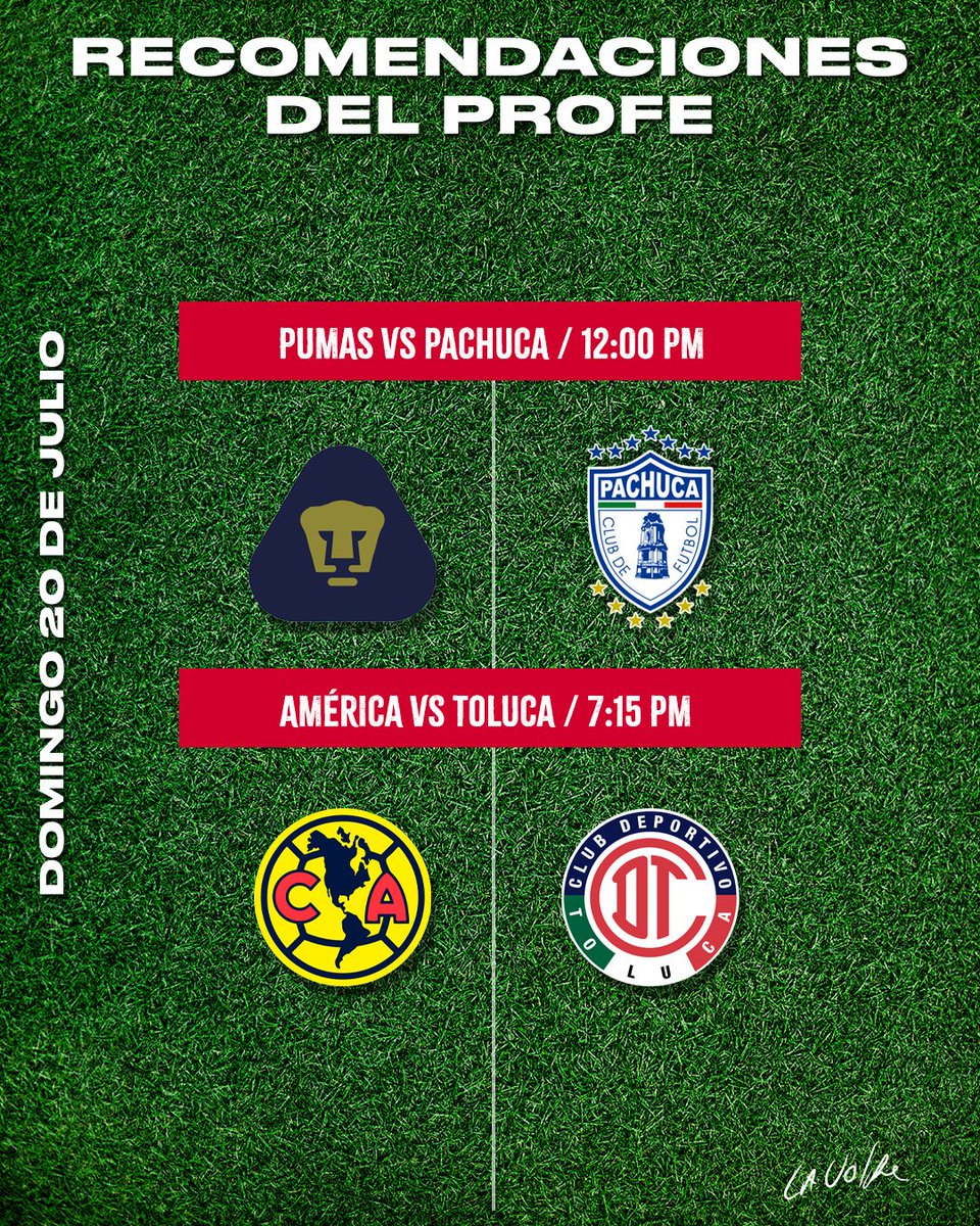 Hoy se acaba la jornada 2 de la Liga MX y se repite la final del torneo pasado en el Campeón de Campeones. 

¿Quién se lleva este campeonato, Toluca o América?