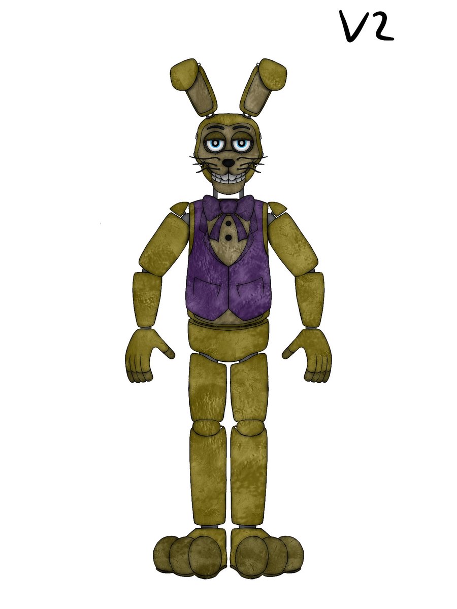 ErrianP25897's tweet image. i have gotten a new stylus pen just to find out it is broken when it arrived so I have to wait much longer to get a new one. in the time being, I am just going to do art with a bad pen to draw so I ain't going to do any big projects. I done a V2 of my redesign on spring bonnie.
