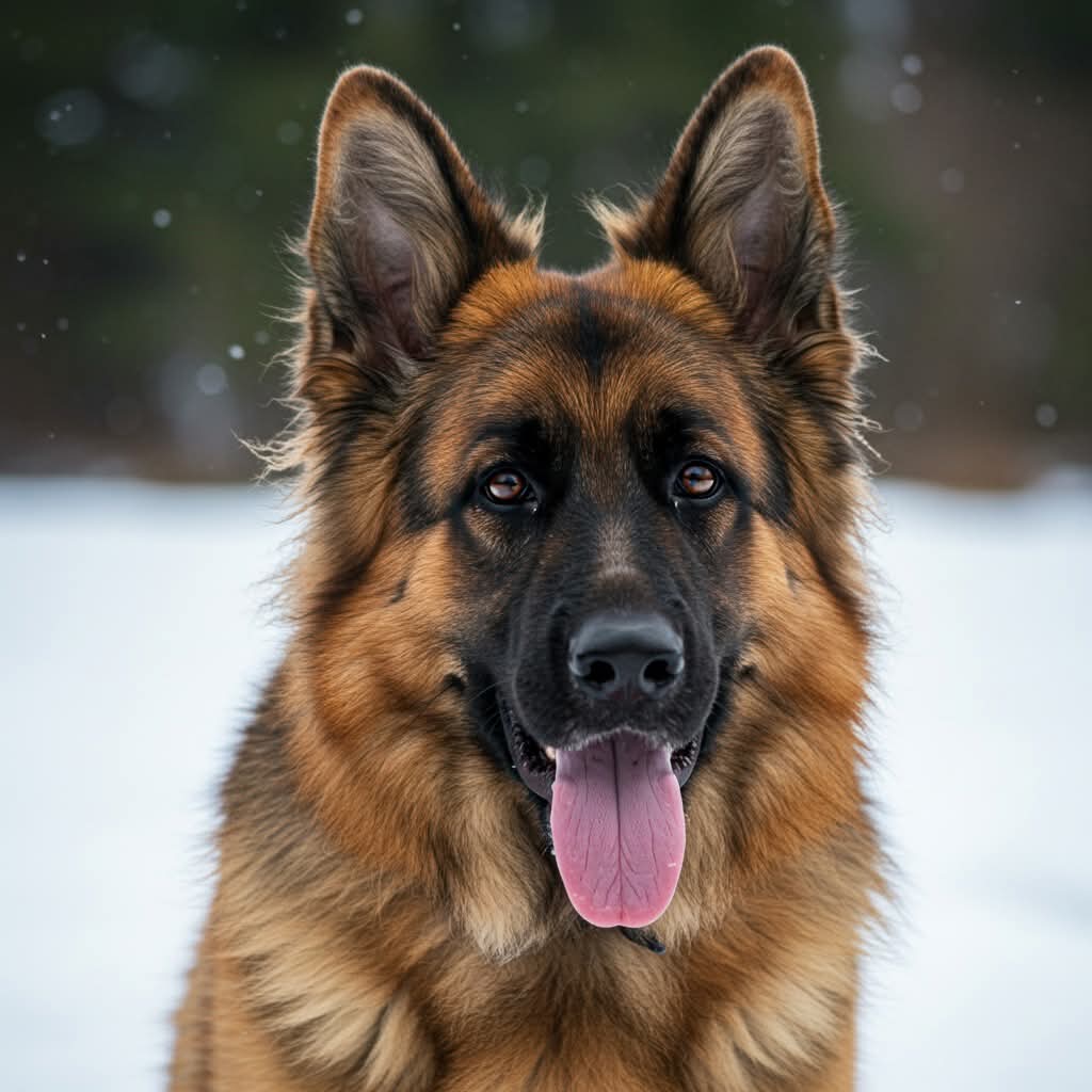 GSD_Fan_Club's tweet image. Bold look, big heart. Thatβs the German Shepherd way! β€οΈπΆ
