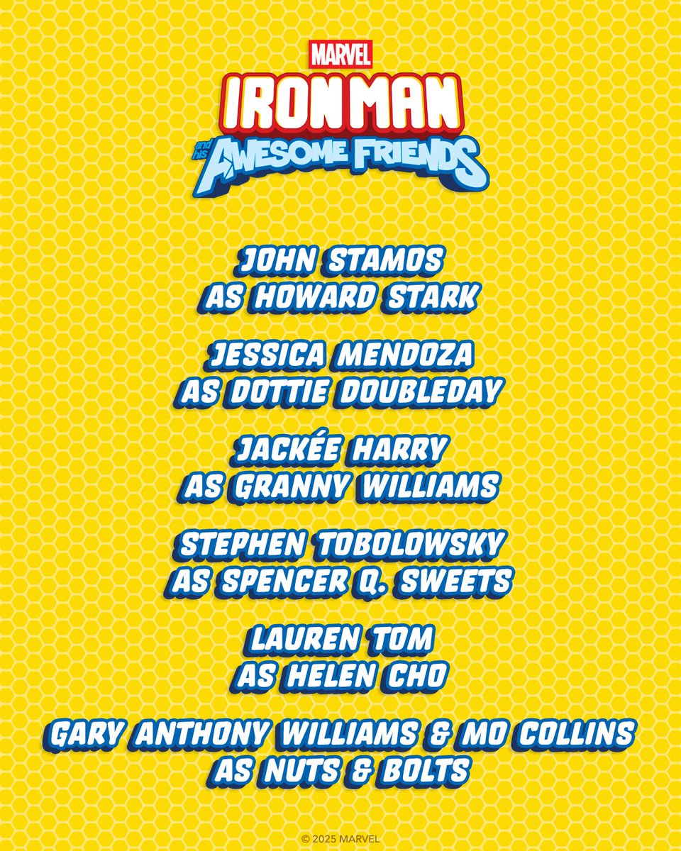 DisneyJr's tweet image. Can we get a little commotion for our TOTALLY AWESOME guest stars ✨
Catch Marvel's Iron Man and his Awesome Friends, August 11th on Disney Jr. and next day on @DisneyPlus