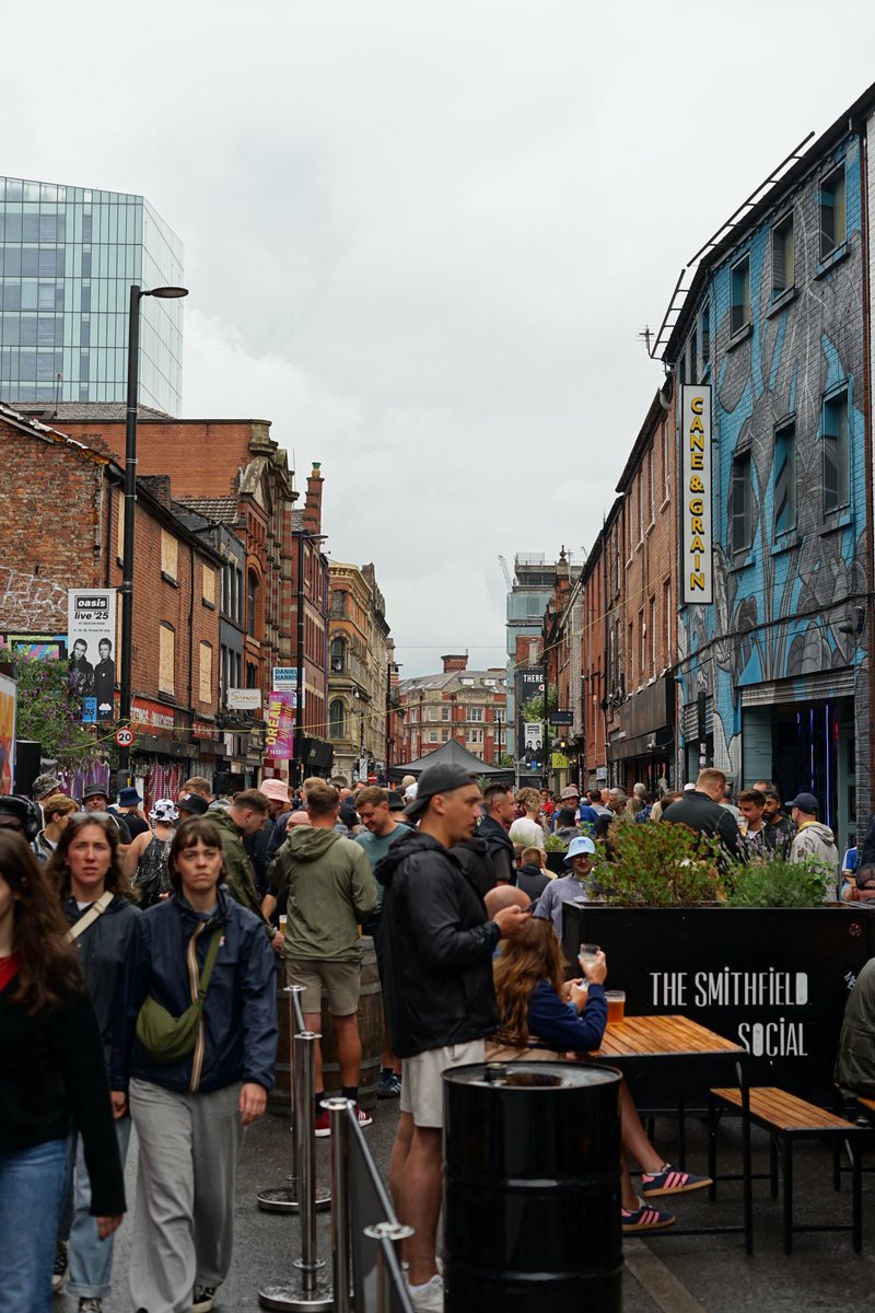 Gareth Worthington (@garethmanc) on Twitter photo What a week!!! Well done everyone! The Northern Quarter has been like an <a href="/oasis/">Oasis</a> theme park! The atmosphere has been Biblical!
<a href="/BeeNetwork/">Bee Network</a> <a href="/ManCityCouncil/">Manchester City Council</a> <a href="/mcrpubandclub/">Manchester Pub and Club Network</a> <a href="/CityCo/">CityCo Manchester</a> What a week!!! Well done everyone! The Northern Quarter has been like an <a href="/oasis/">Oasis</a> theme park! The atmosphere has been Biblical!
<a href="/BeeNetwork/">Bee Network</a> <a href="/ManCityCouncil/">Manchester City Council</a> <a href="/mcrpubandclub/">Manchester Pub and Club Network</a> <a href="/CityCo/">CityCo Manchester</a>