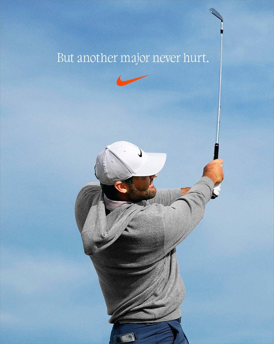 SchefflerLegion's tweet image. Spot on from the @Nike media team once again