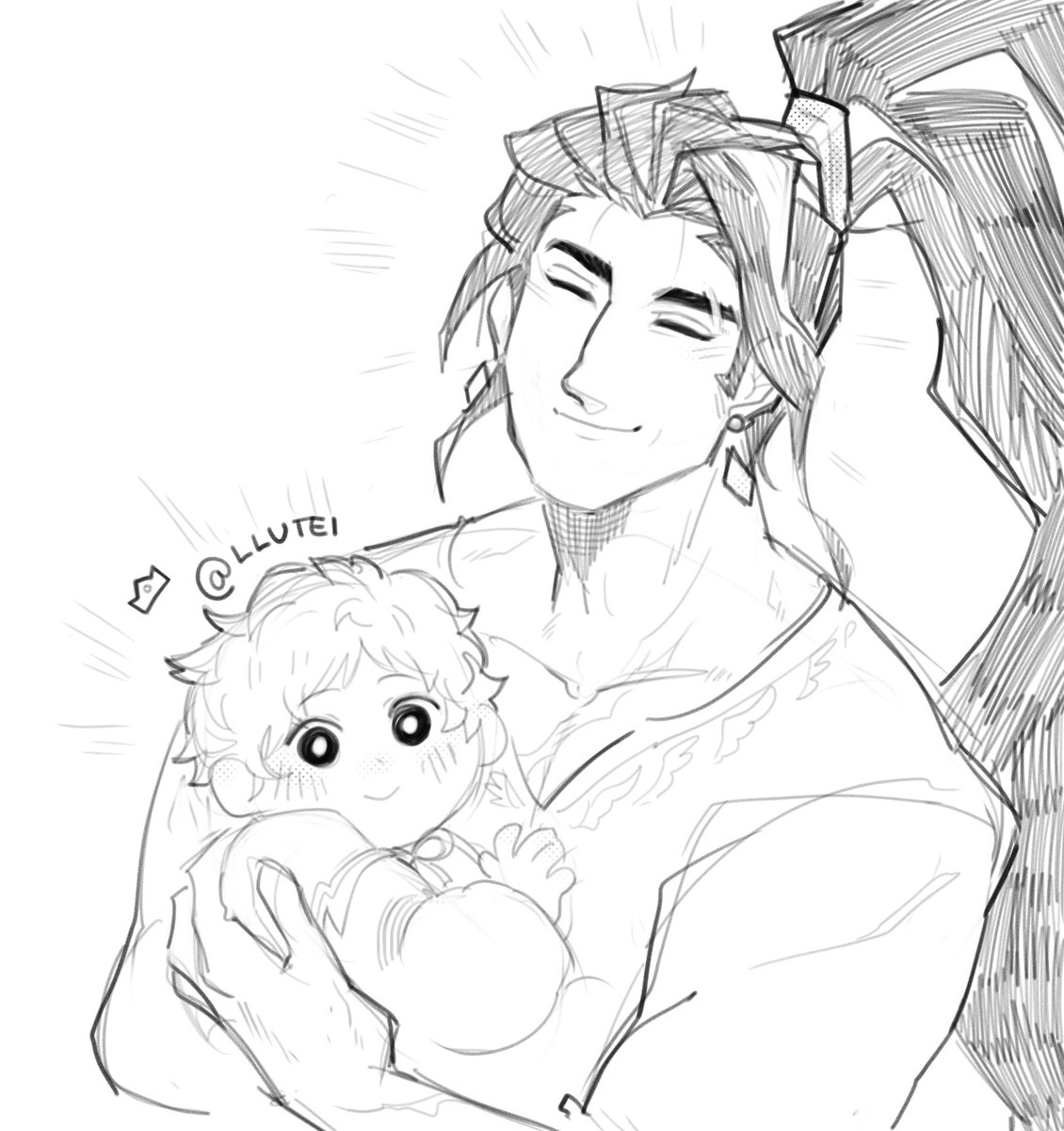 Llutei's tweet image. A very proud ̶D̶a̶d̶ uncle
#xinzhao #j4 #jarvaniv #LeagueOfLegendsFanArt #fanart #sketch #doodle #LeagueOfLegends