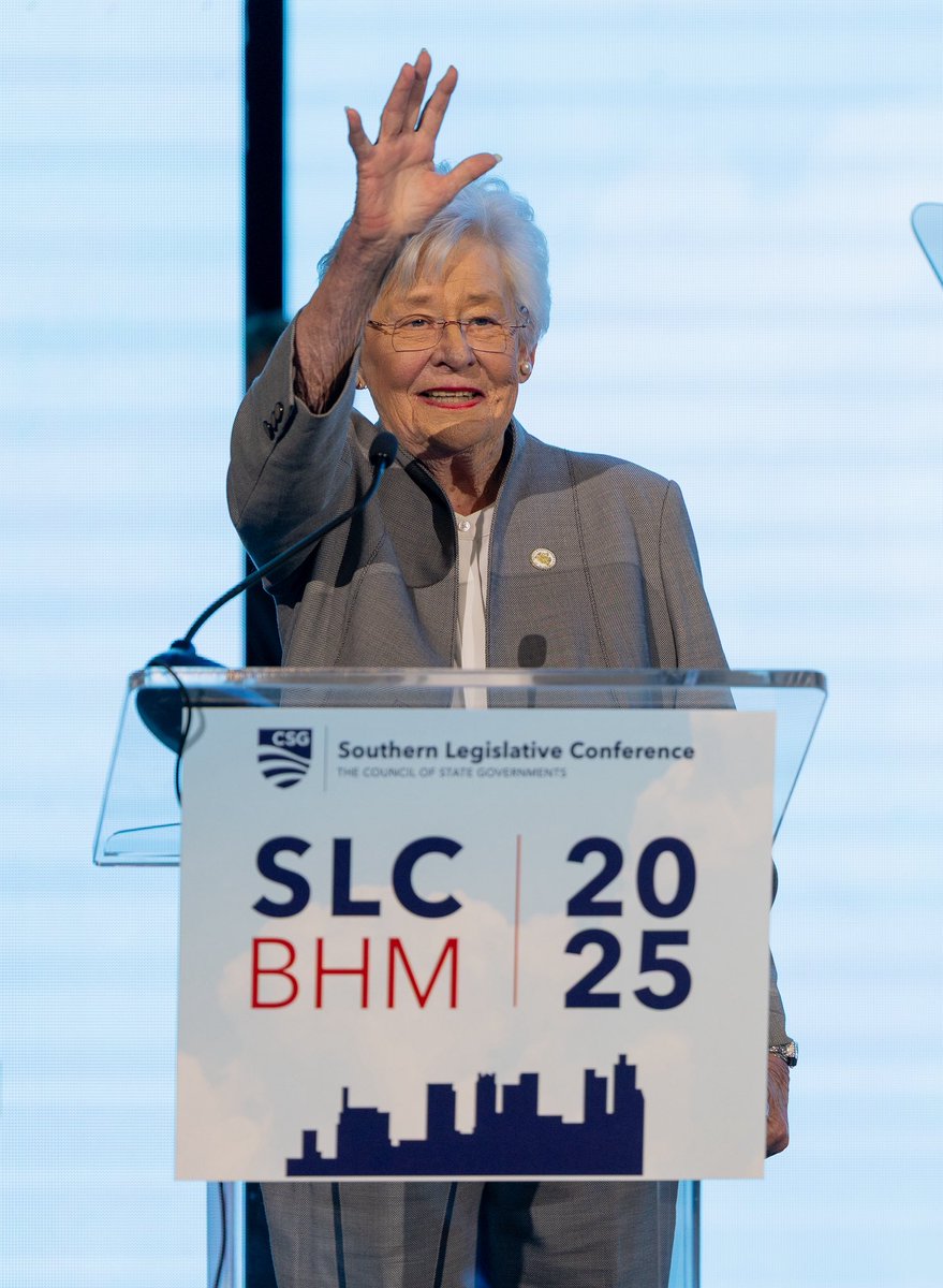 GovernorKayIvey's tweet image. It was a pleasure to welcome the Southern Legislative Conference to Sweet Home Alabama!
From workforce and education to economic growth, Southern states set the pace. We may be rivals on game day, but we’re united in our duty to serve and do right by our people. #alpolitics