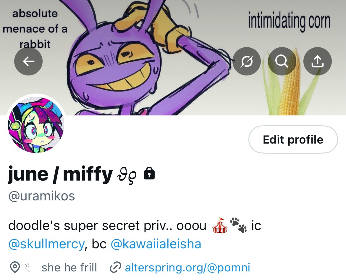 purgatorygfs's tweet image. which of the three pomni-themed layouts is the best. i think its dpriv