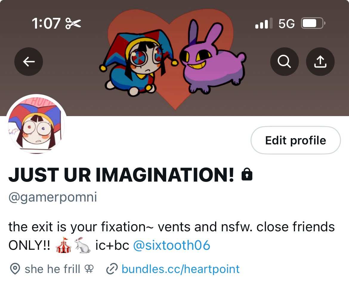 purgatorygfs's tweet image. which of the three pomni-themed layouts is the best. i think its dpriv