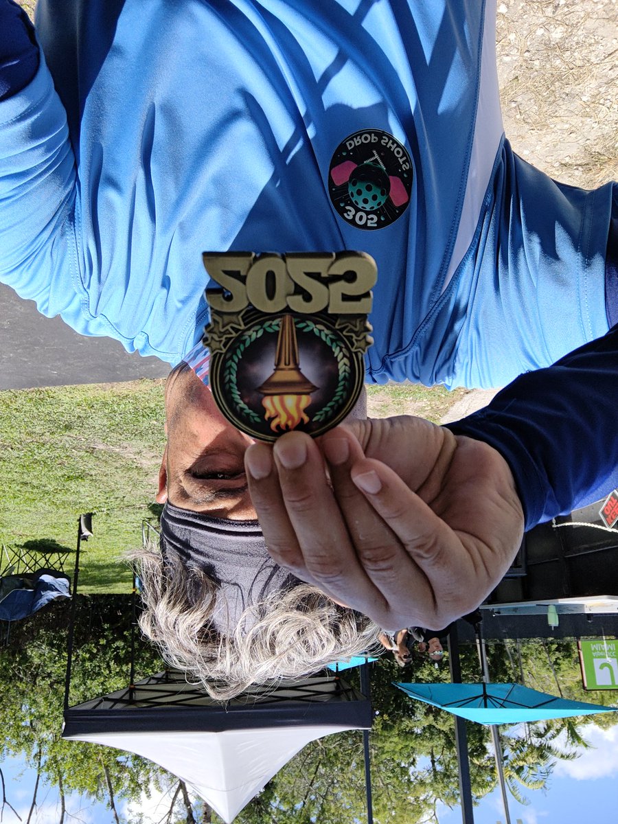 Bringing home the Gold 🥇 🥇.
Grueling matches, I did not play with the same confidence, my serve has been sucking booty lately, but , my partner and I overcame many obstacles, and fought through to the end.
By the way, check my YouTube channel Martin Rivera Pickleball, and sub.