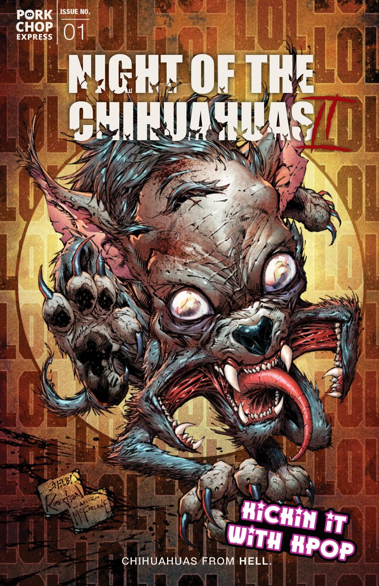 kpop_junki's tweet image. Night of the Chihuahuas II: Chihuahuas from Hell is currently live on @Kickstarter and I have an Exclusive cover!
My Kickin It With Kpop Exclusive is limited to 25 copies!
kck.st/40PRIzY
ENDS Thu, August 14 2025 1:12 PM EDT
Jeff Monk - Interiors & Aliens Homage…