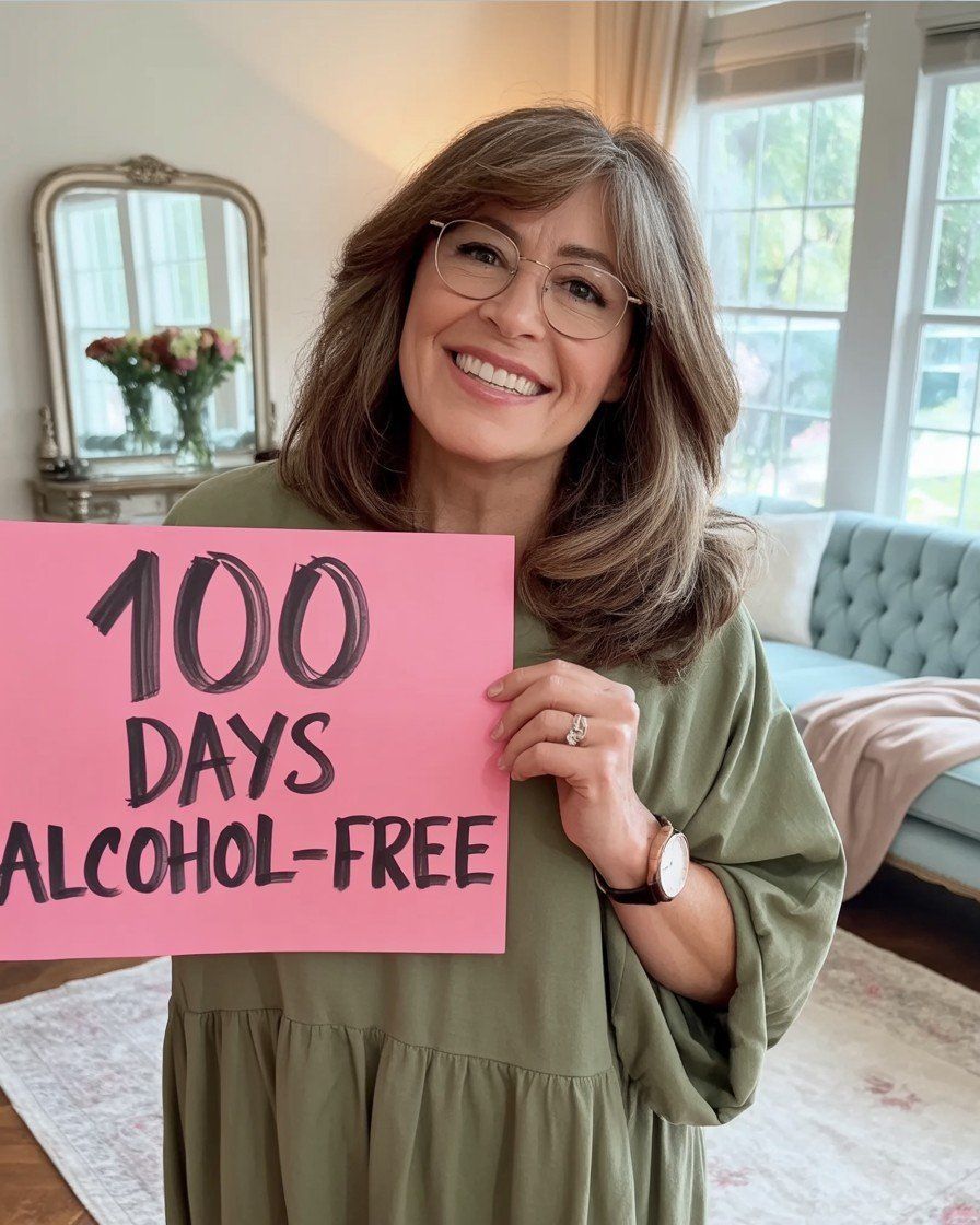 100 days ago, I chose myself over the bottle.